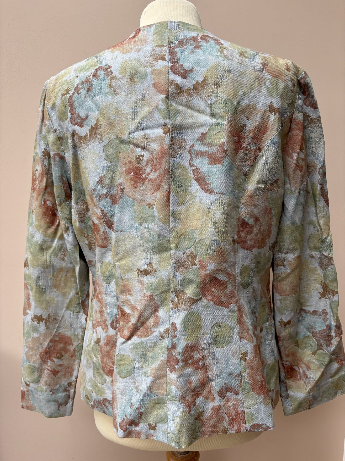 Vintage linen jacket size 10/12