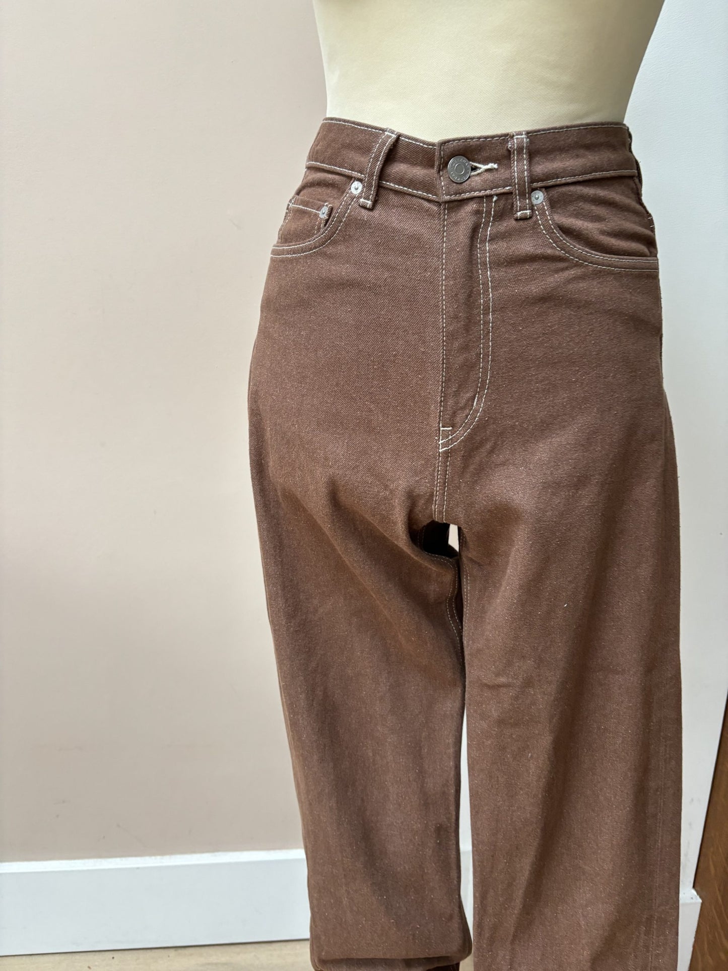 Brown jeans size 10