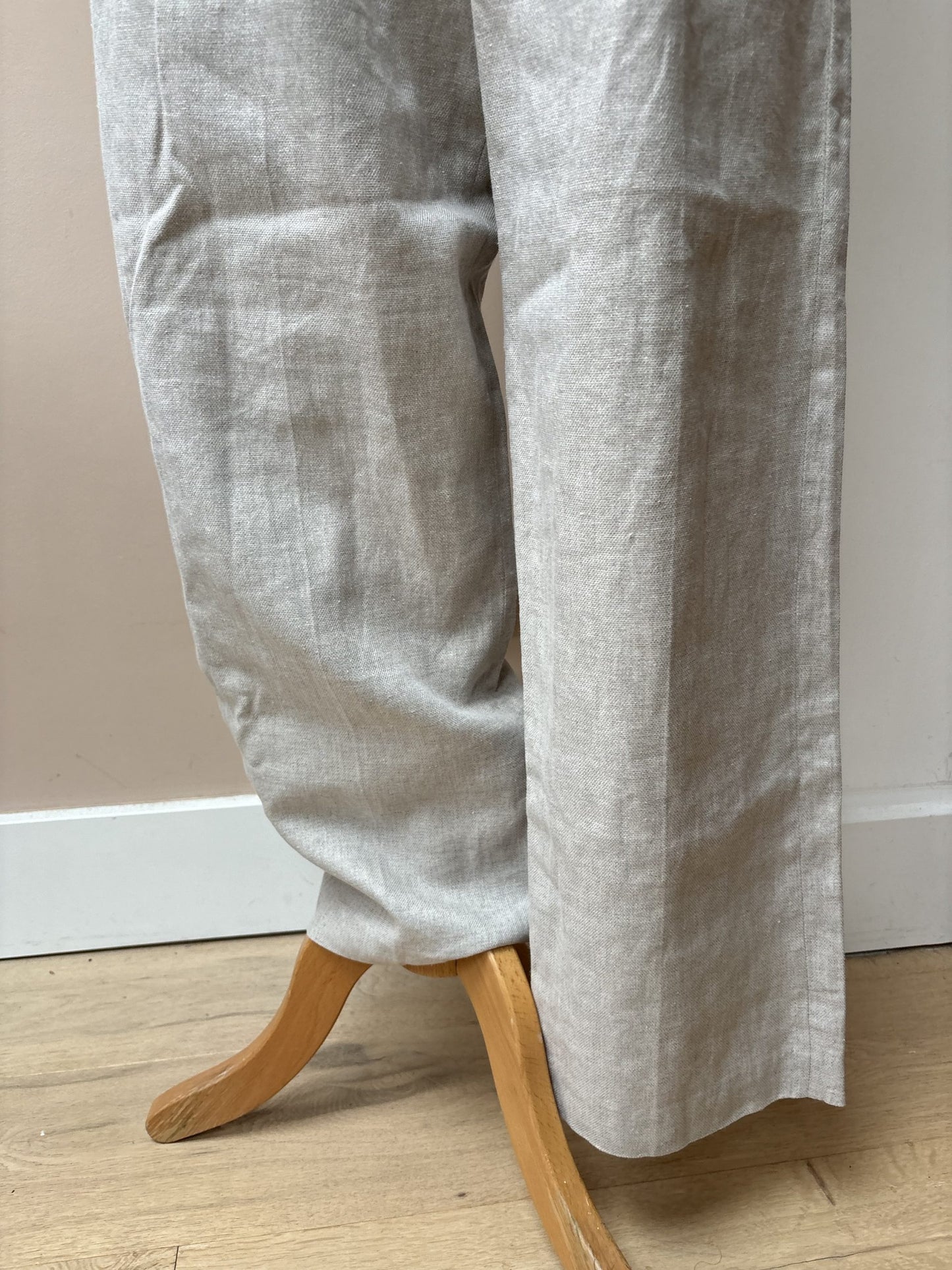 Cotton linen mix trousers size 10