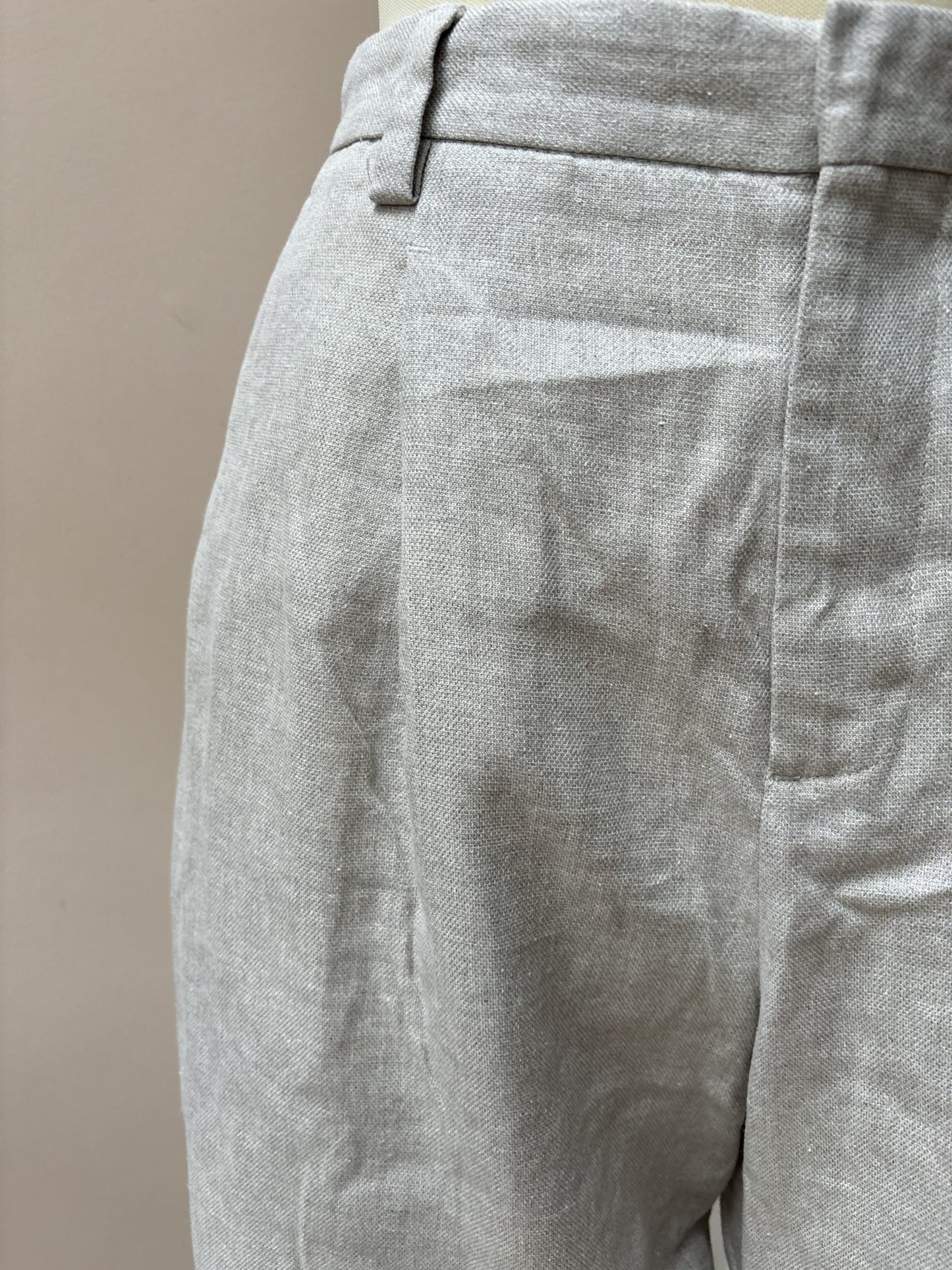 Cotton linen mix trousers size 10