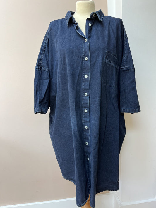 Denim tunic shirt size XL