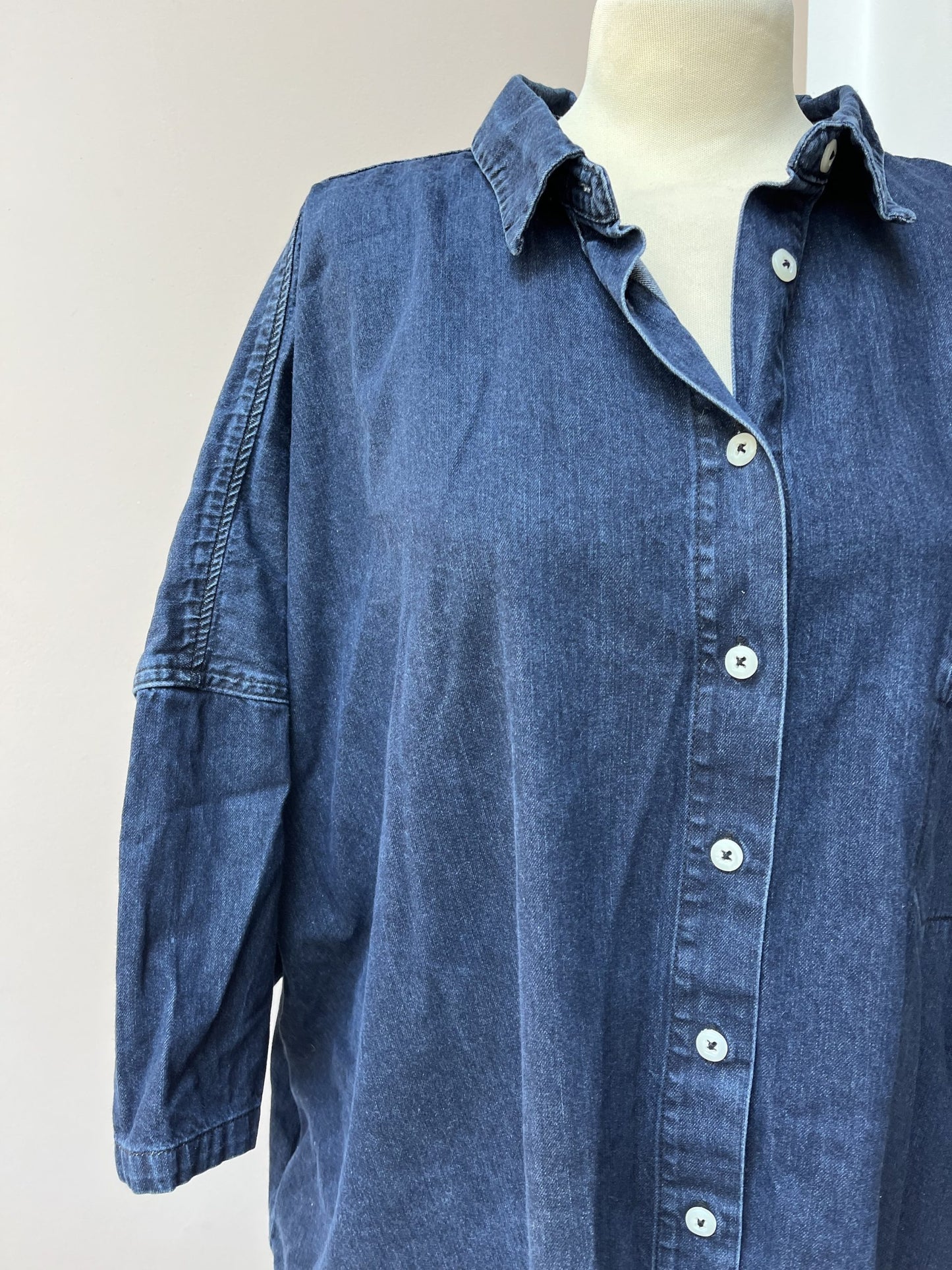 Denim tunic shirt size XL
