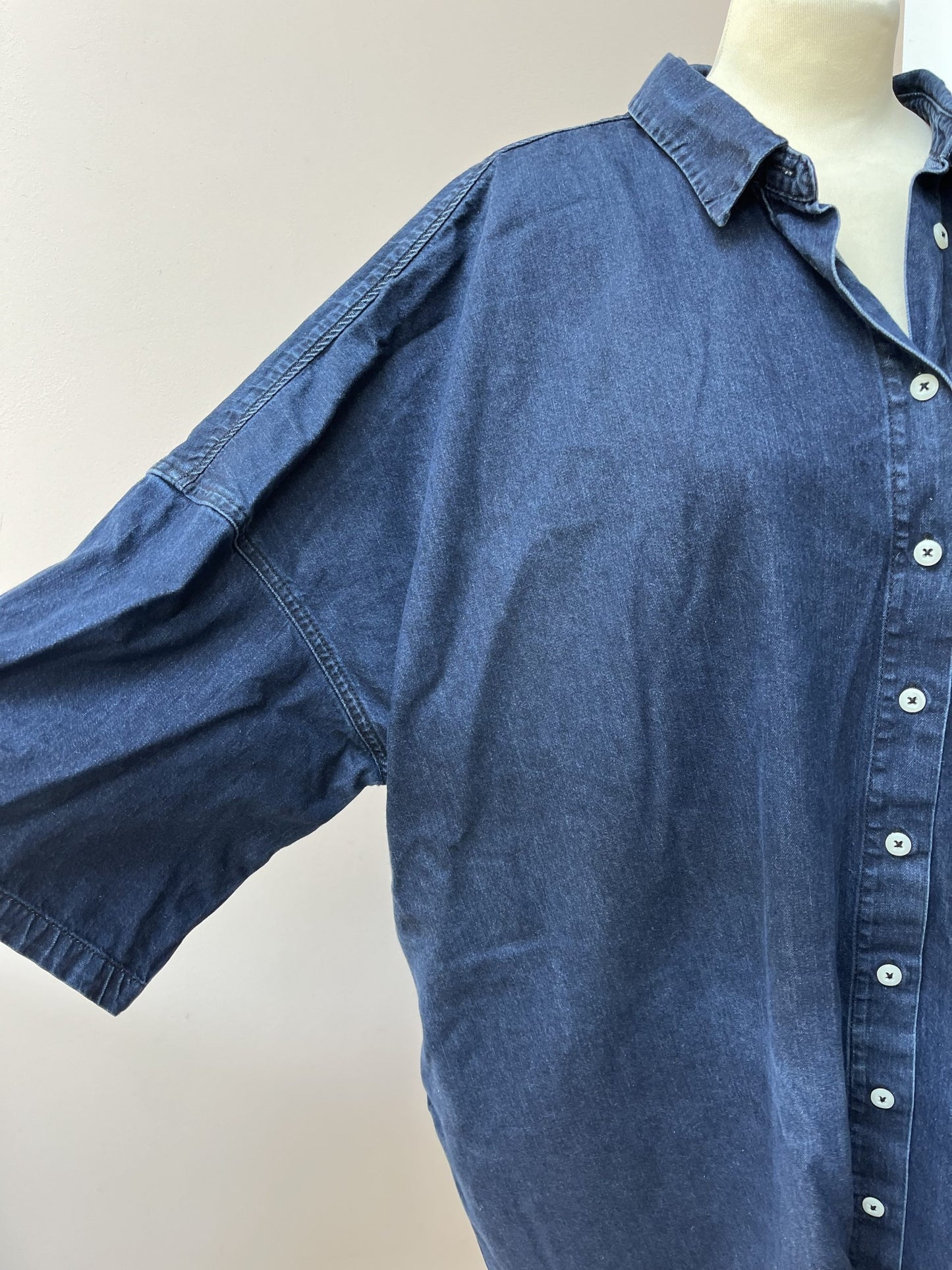 Denim tunic shirt size XL