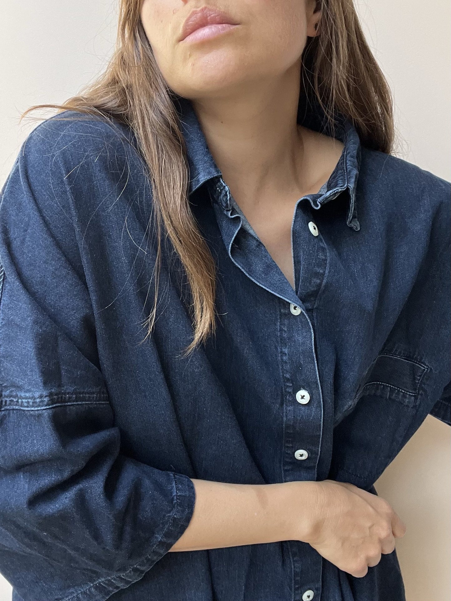 Denim tunic shirt size XL