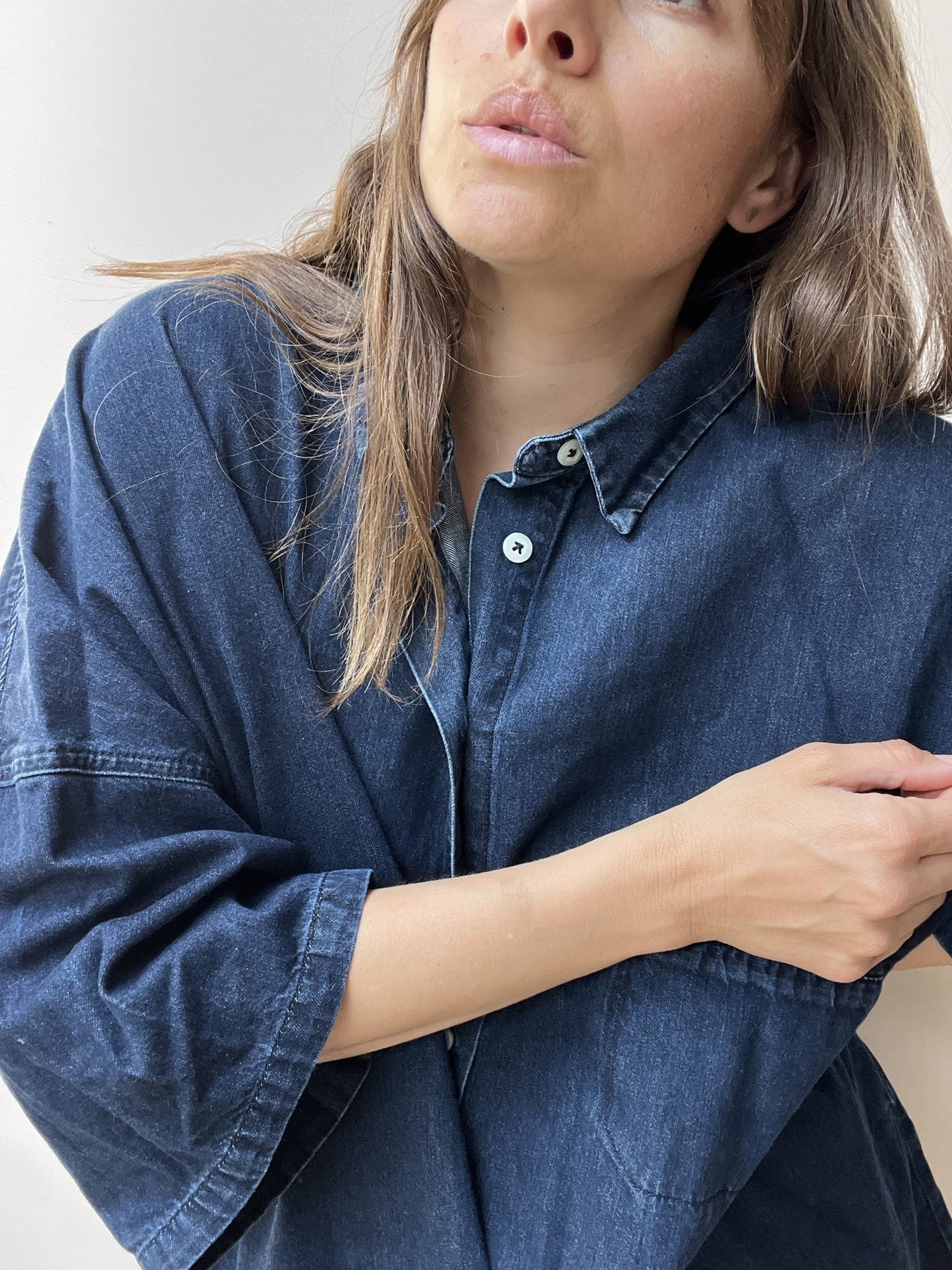 Denim tunic shirt size XL