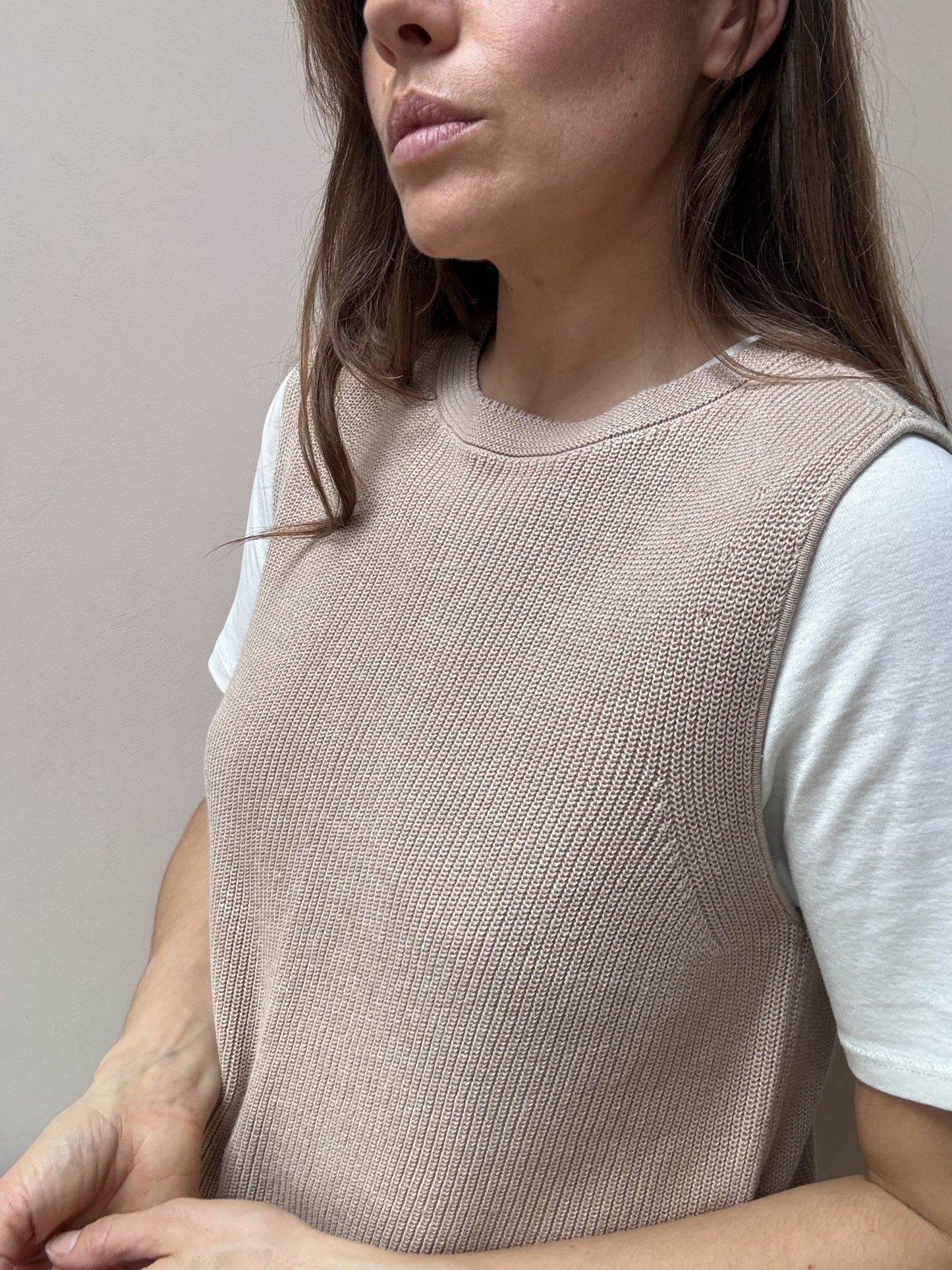 Linen cotton mix tank top size 10-14