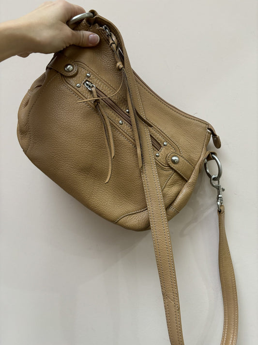 Tan leather bag