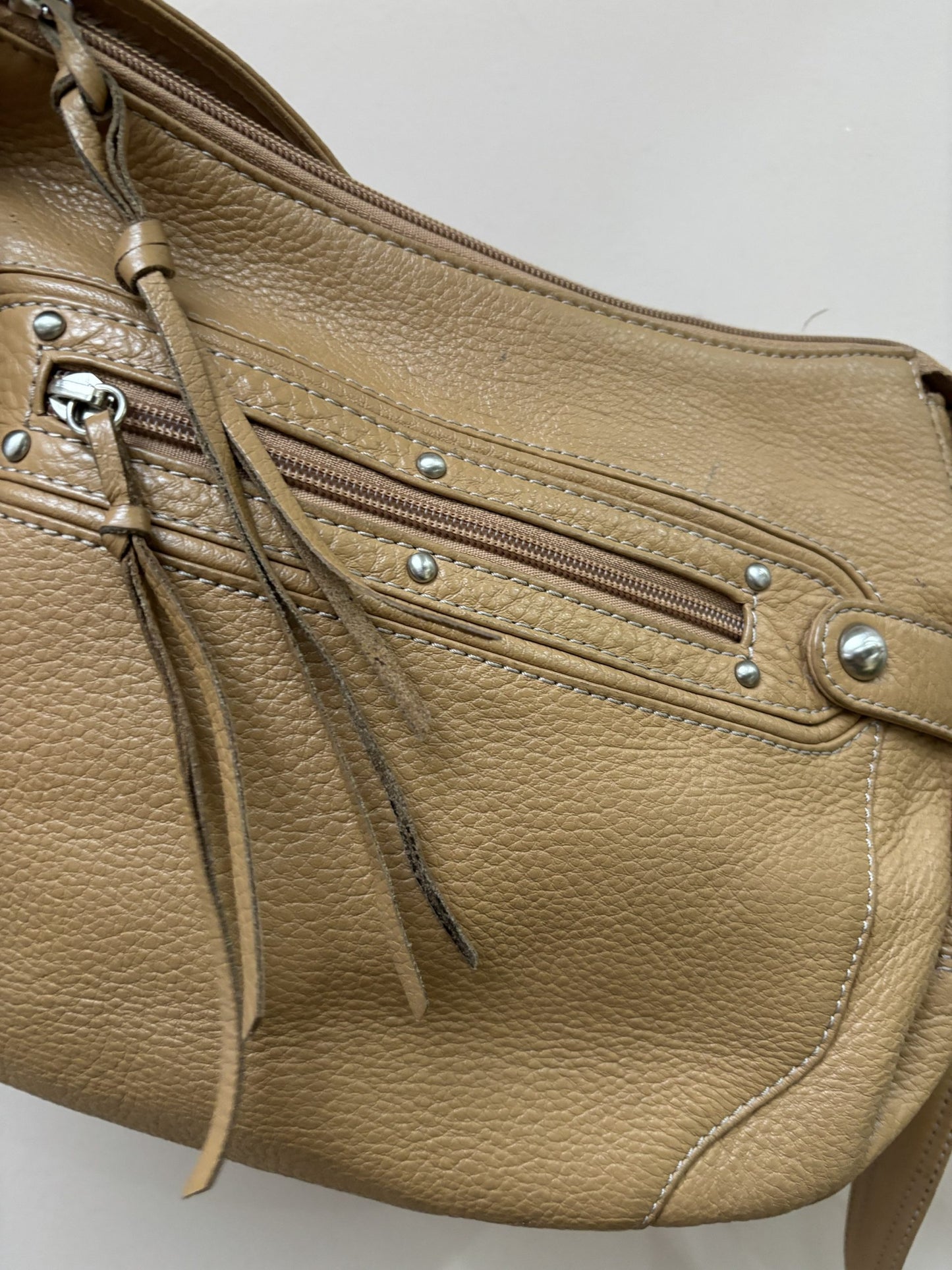 Tan leather bag