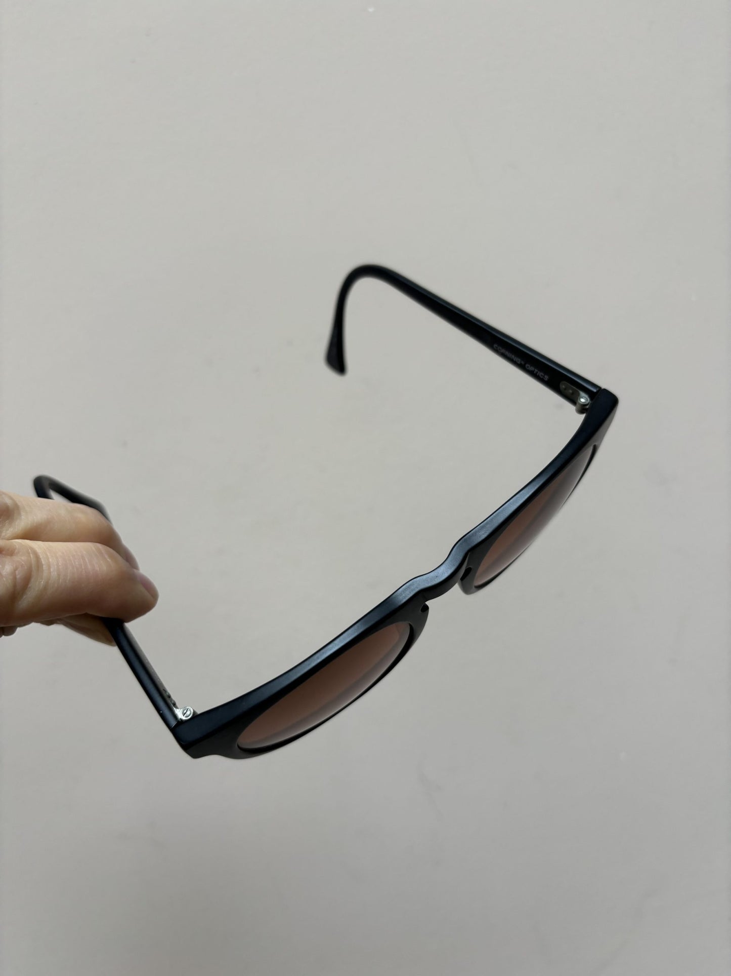 Serengeti Drivers matt black orange lenses