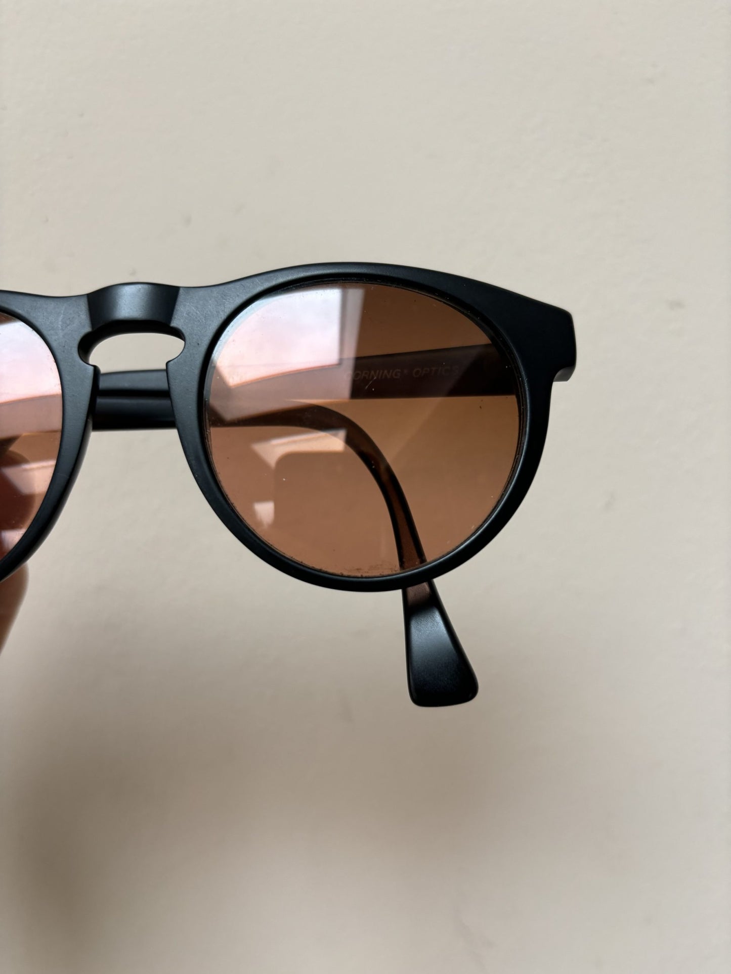 Serengeti Drivers matt black orange lenses