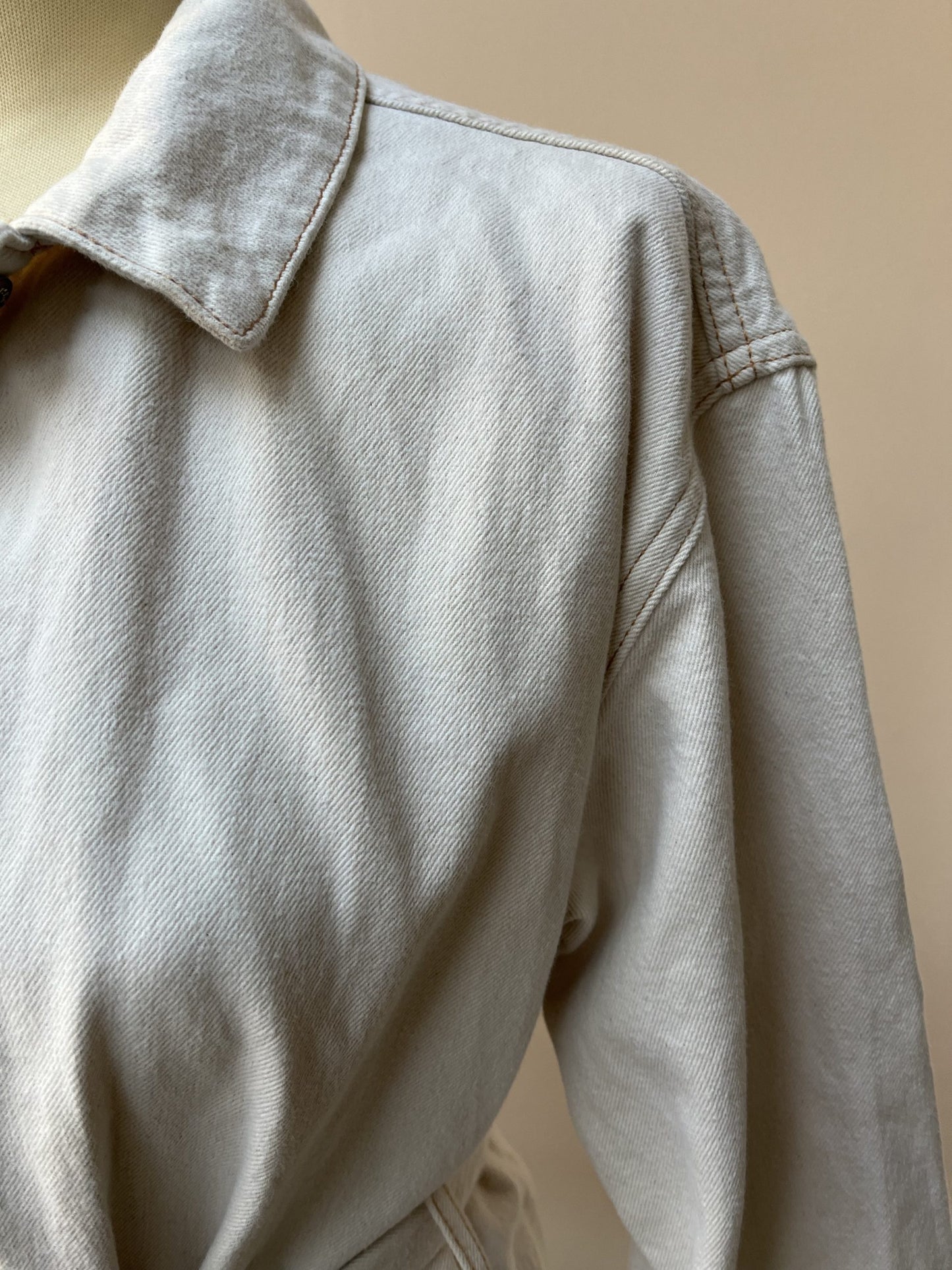 Cotton belted jacket size 10