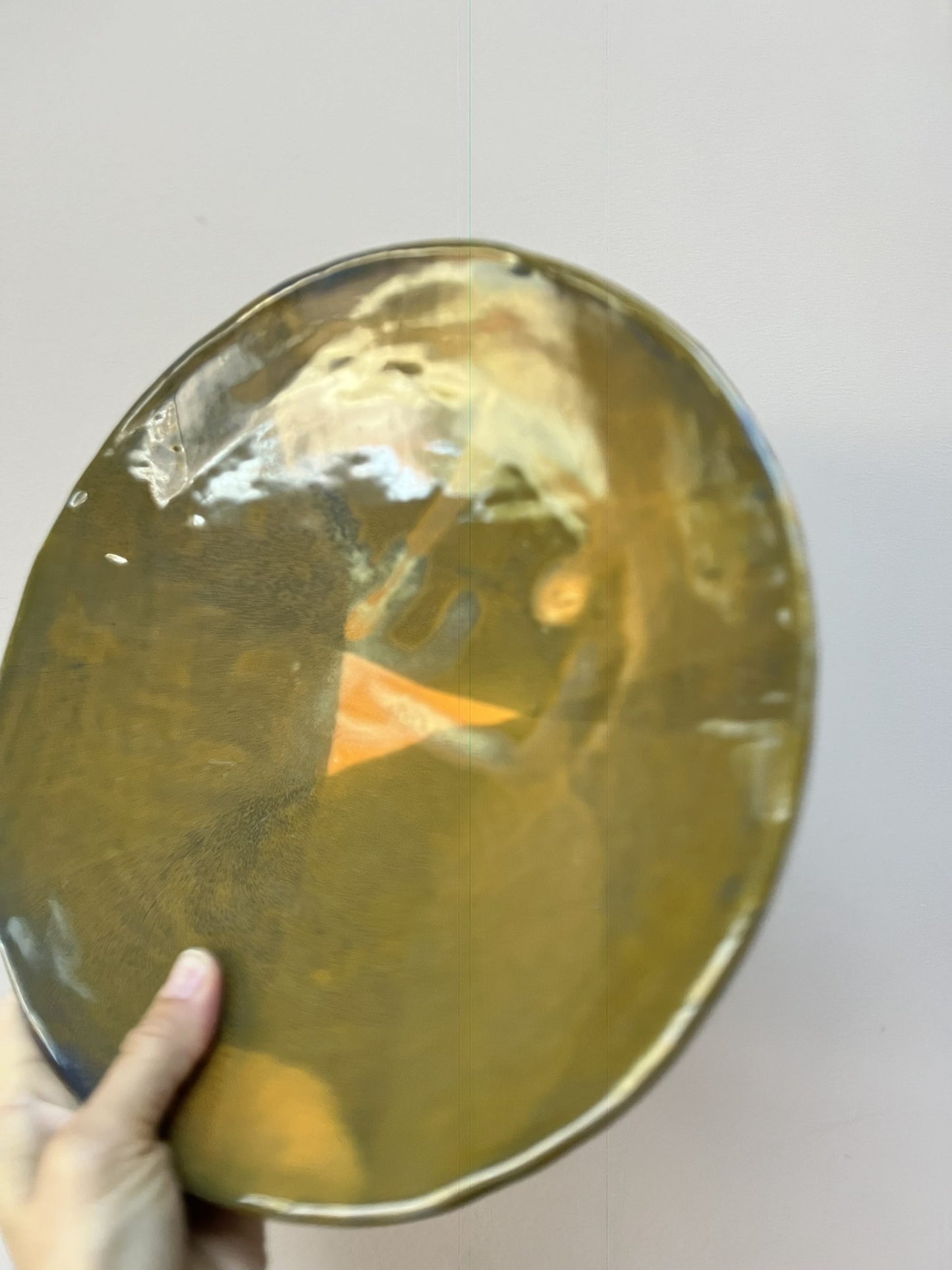 Unique plate, stunning colours