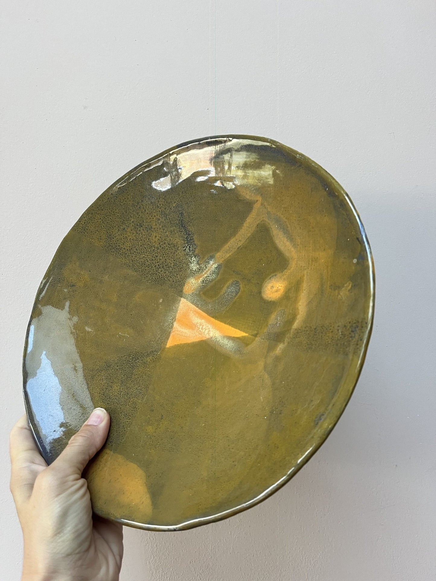 Unique plate, stunning colours