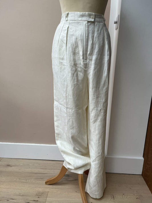 Linen trousers BNWT size U.K 16