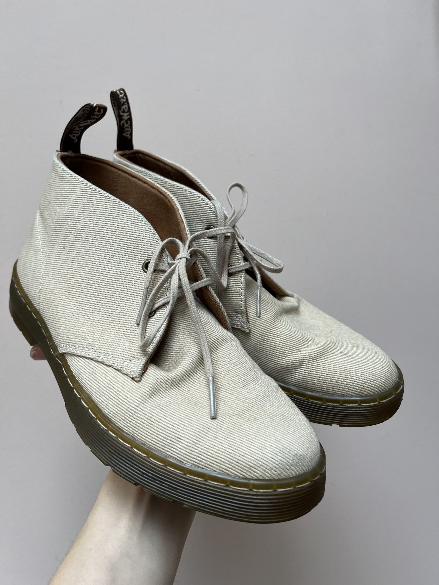 Doc Martens canvas desert boots UK5
