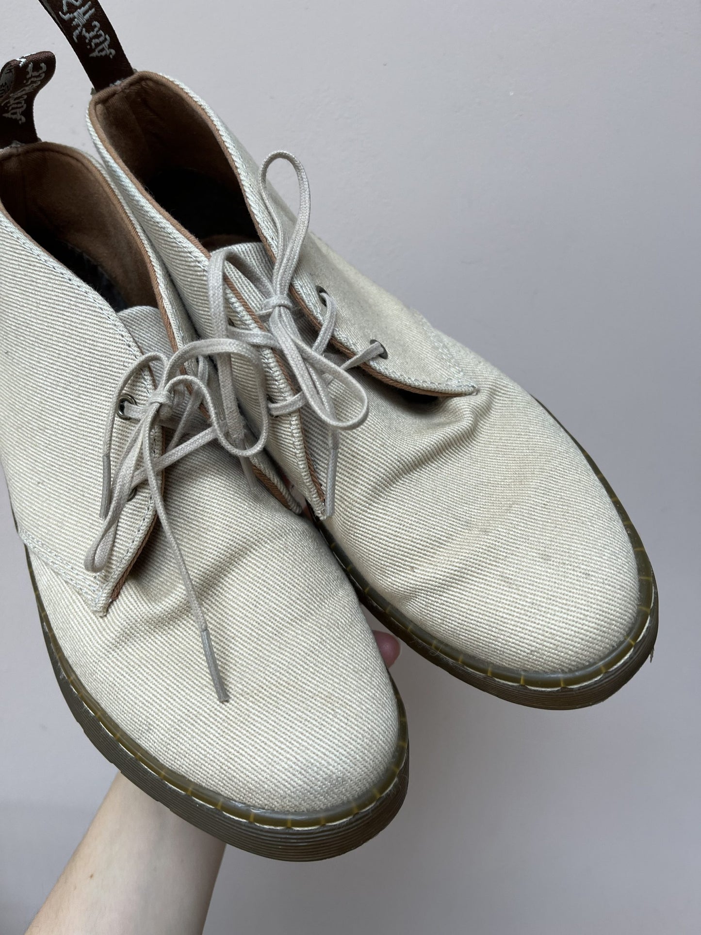 Doc Martens canvas desert boots UK5