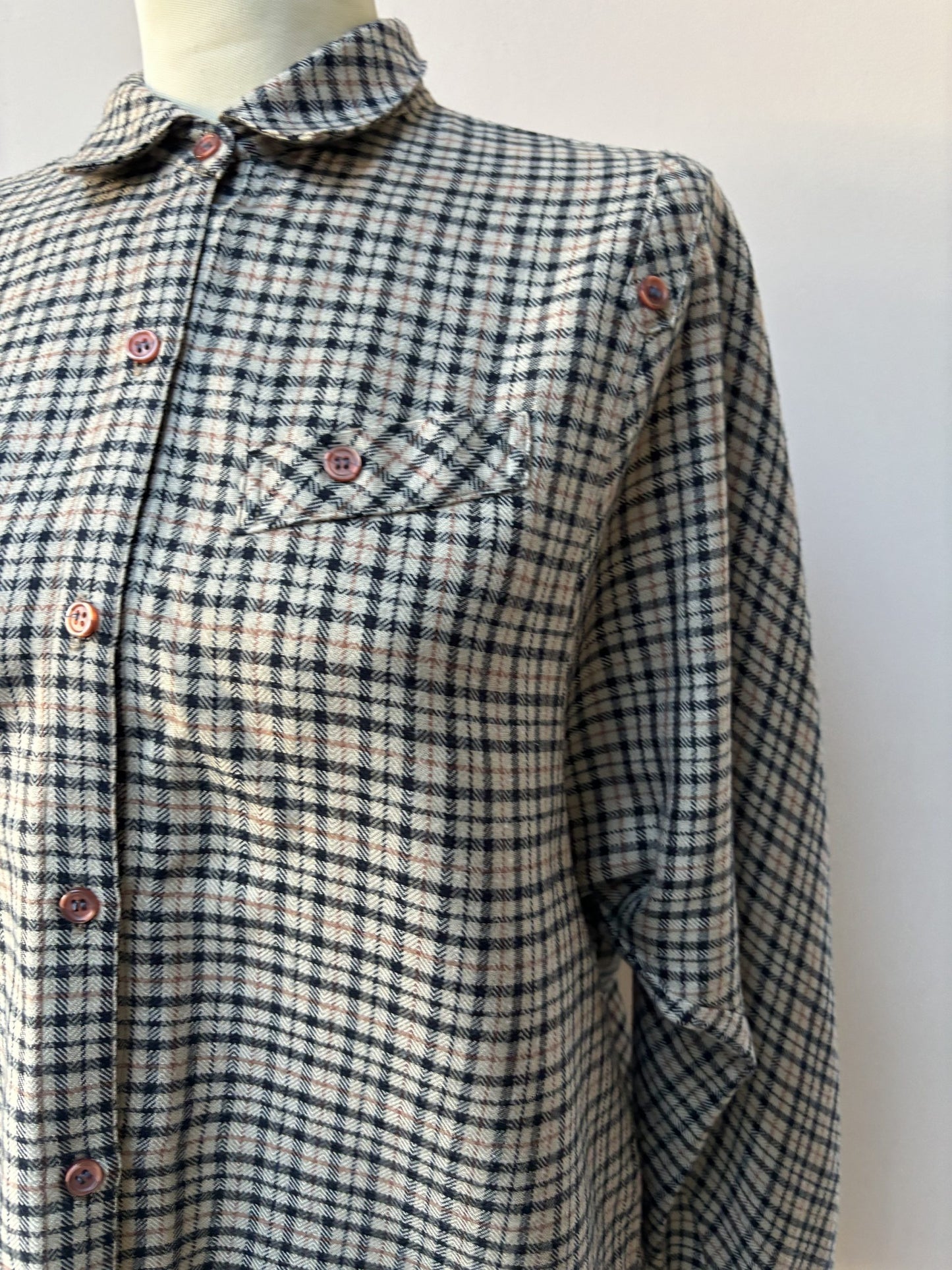 Vintage check shirt. Size 10/12