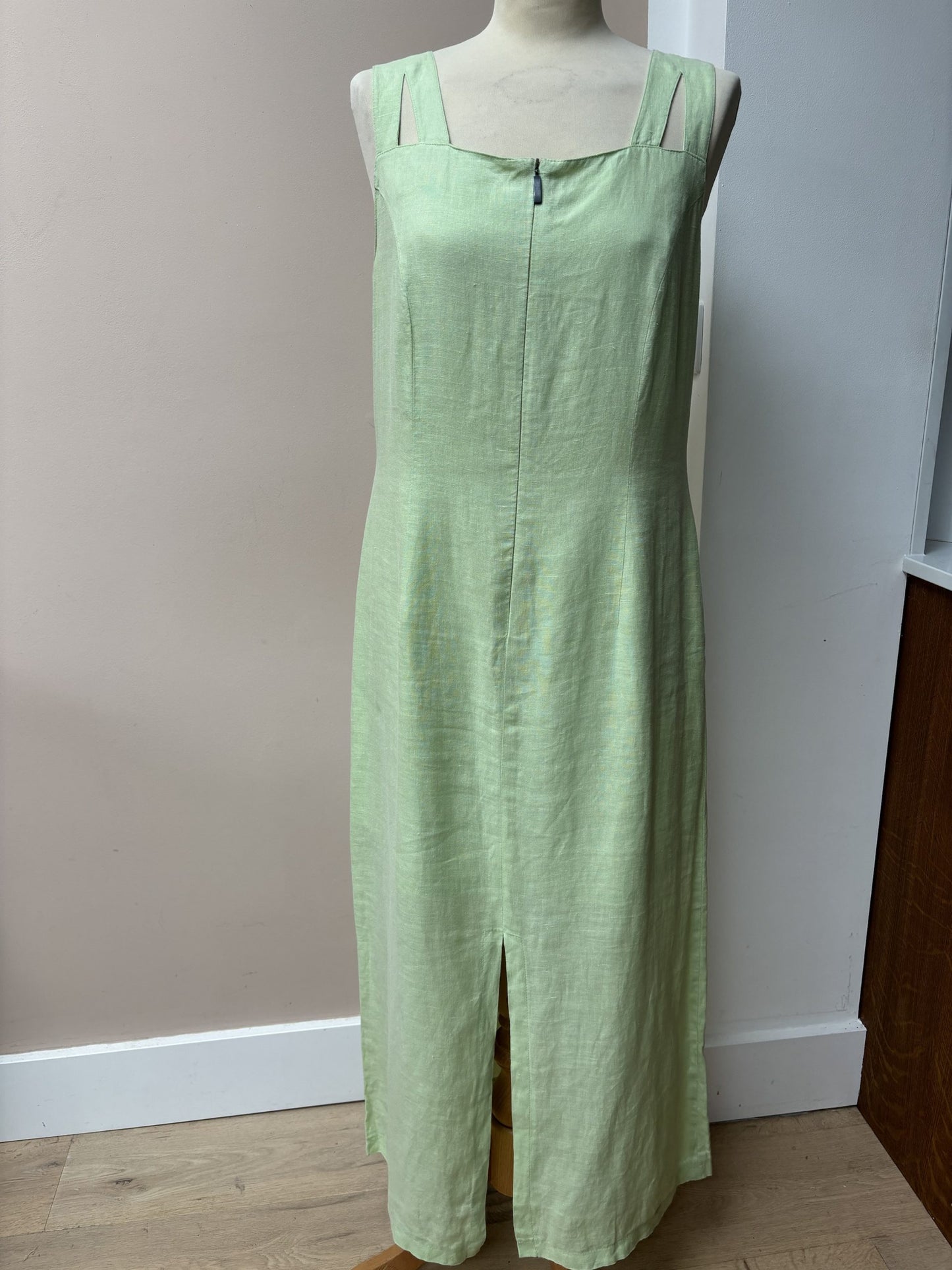 Vintage flax linen dress size 12/14