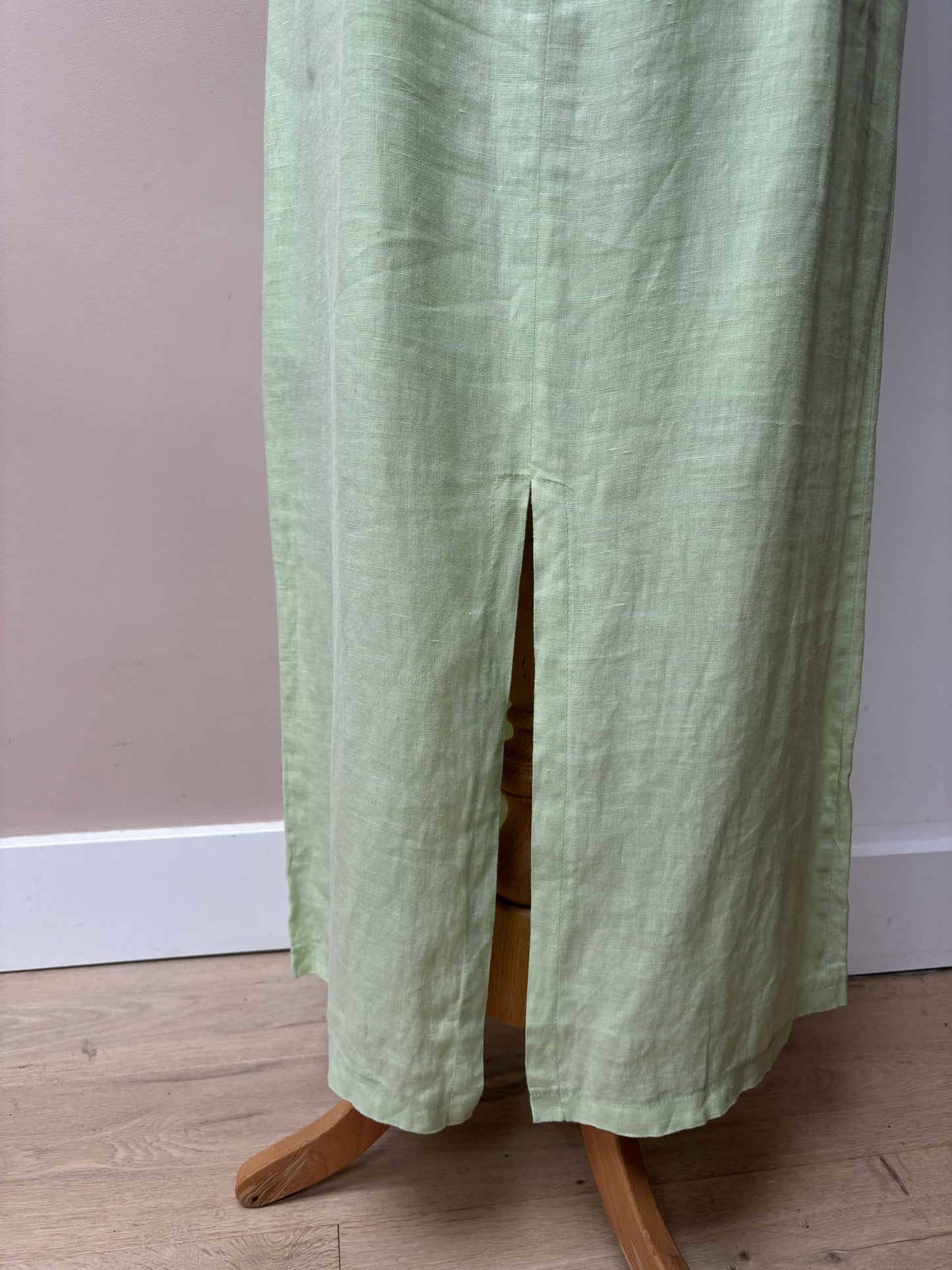 Vintage flax linen dress size 12/14