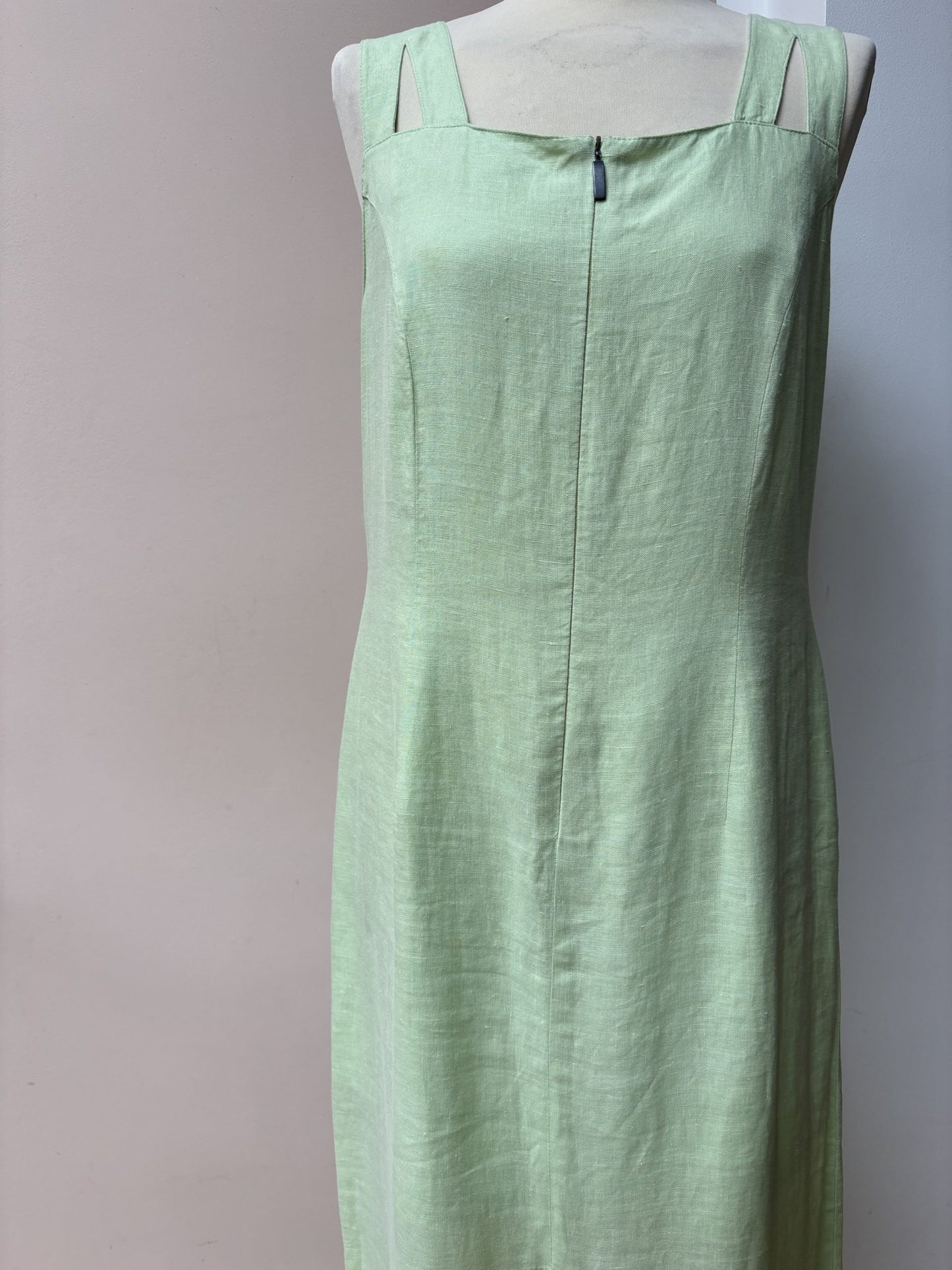 Vintage flax linen dress size 12/14