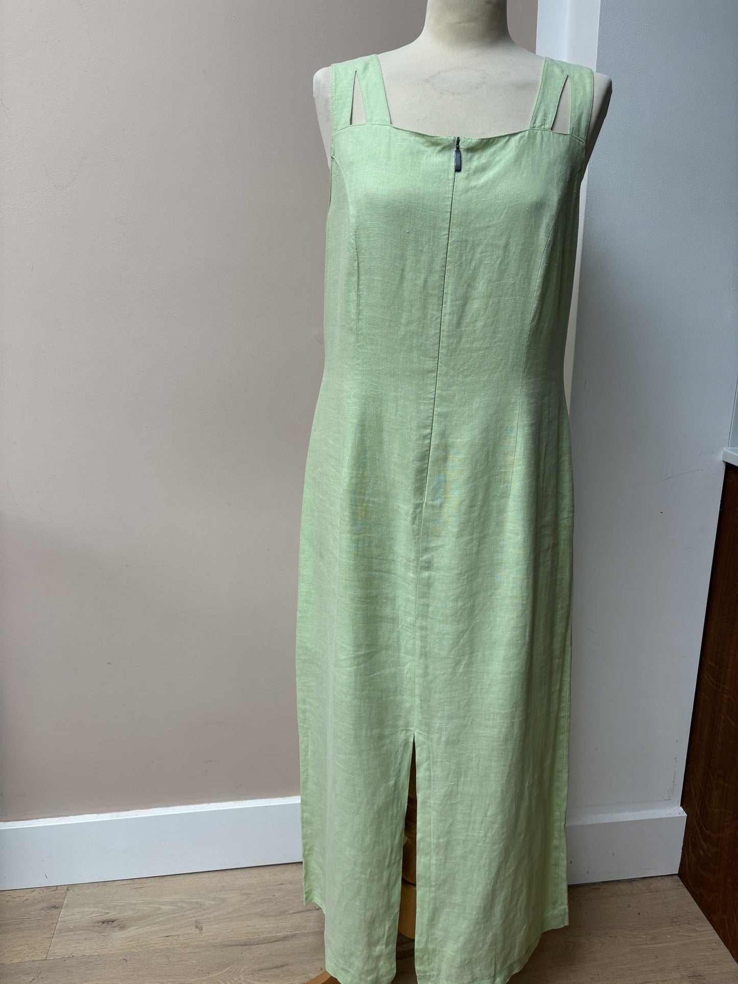 Vintage flax linen dress size 12/14