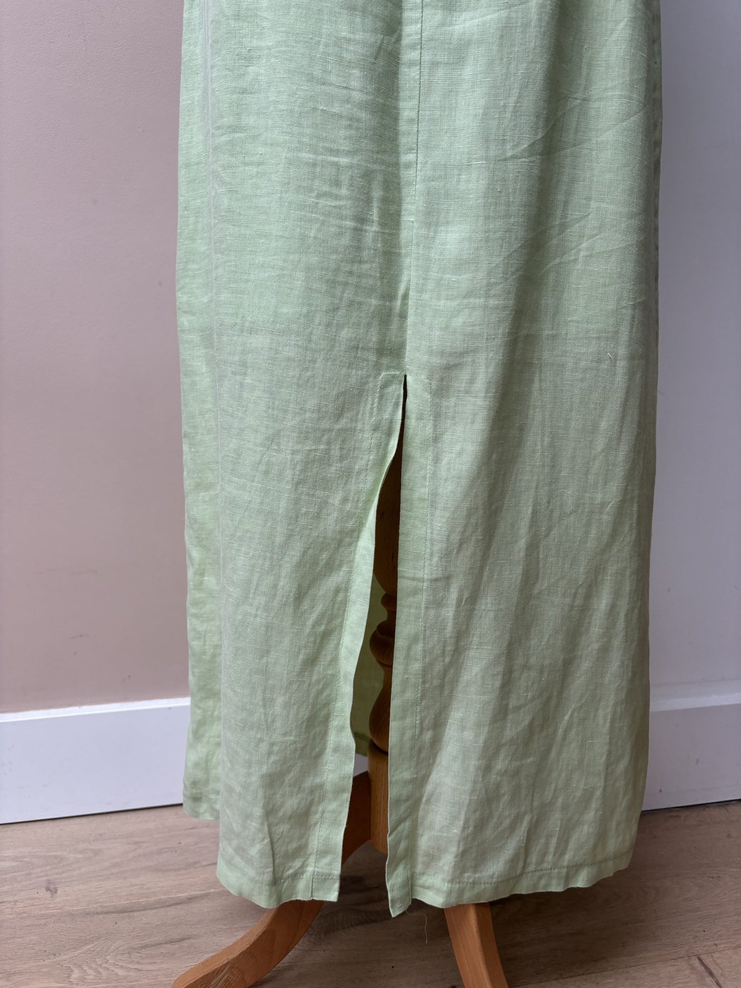 Vintage flax linen dress size 12/14