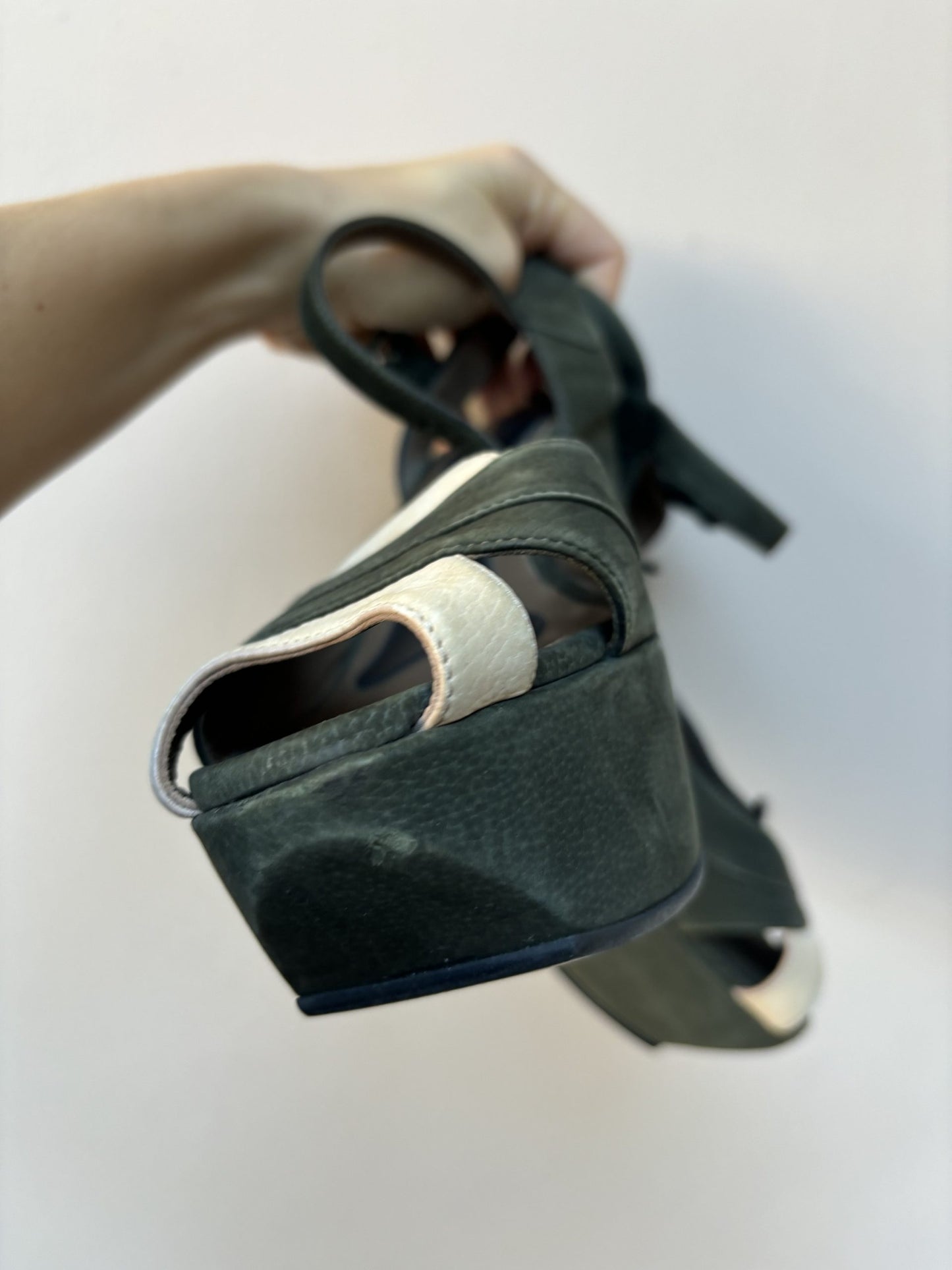 Marni suede wedge heels size 39 (UK6)