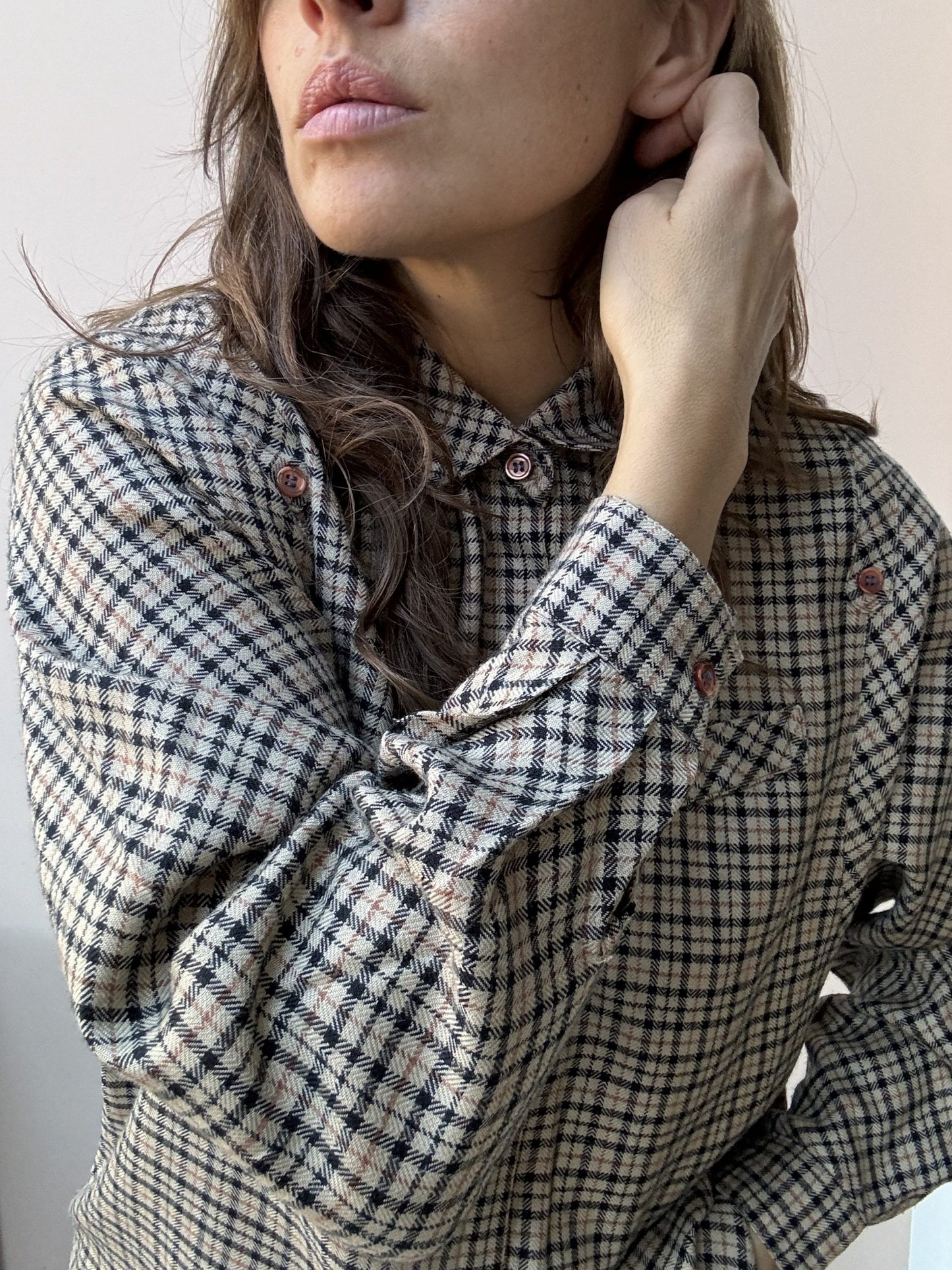 Vintage check shirt. Size 10/12