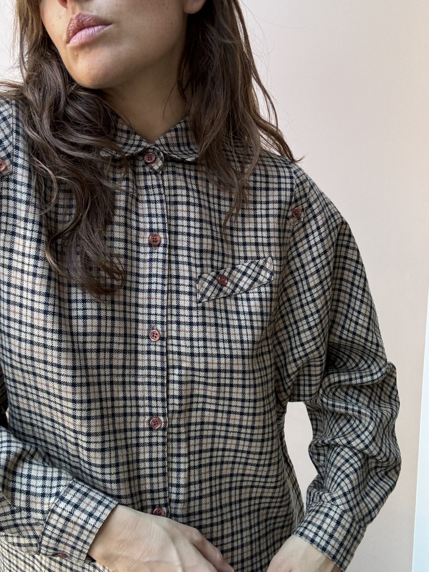 Vintage check shirt. Size 10/12
