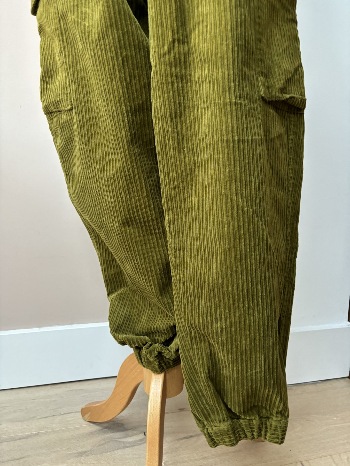 Green corduroy trousers size 10