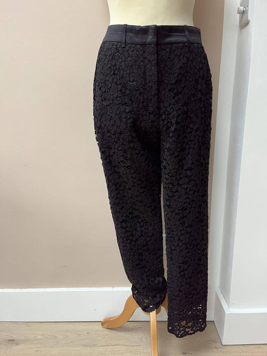 The Kooples black lace trousers. Size 38 (U.K. 10)