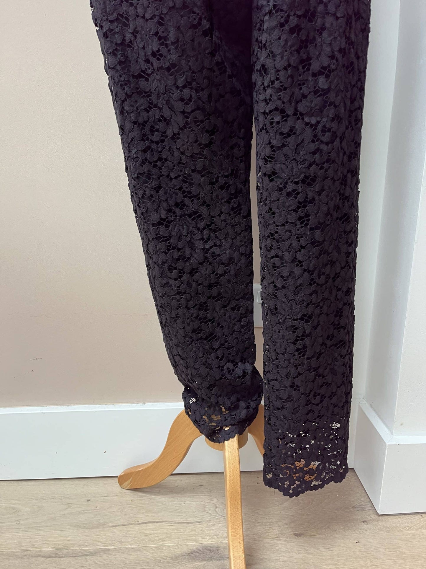 The Kooples black lace trousers. Size 38 (U.K. 10)