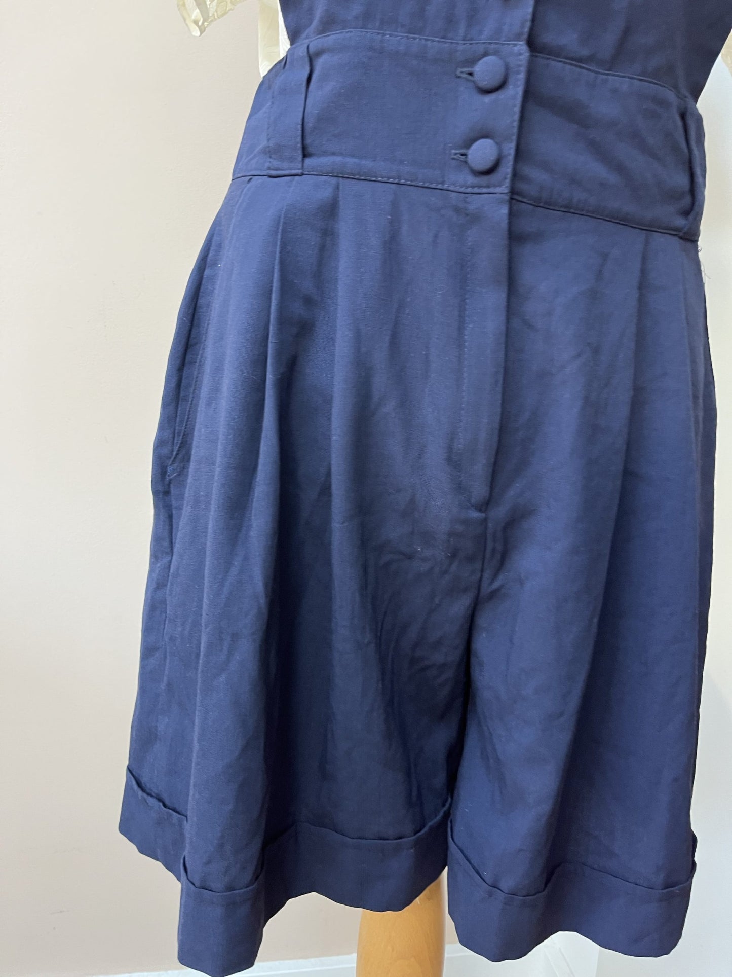 Vintage navy playsuit size 10