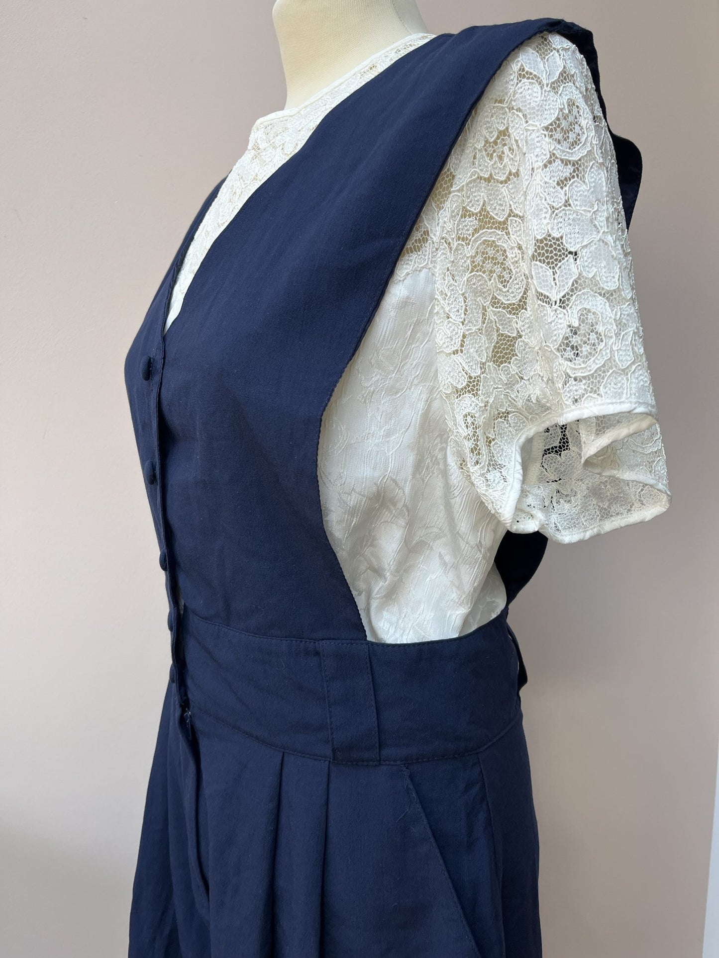Vintage navy playsuit size 10
