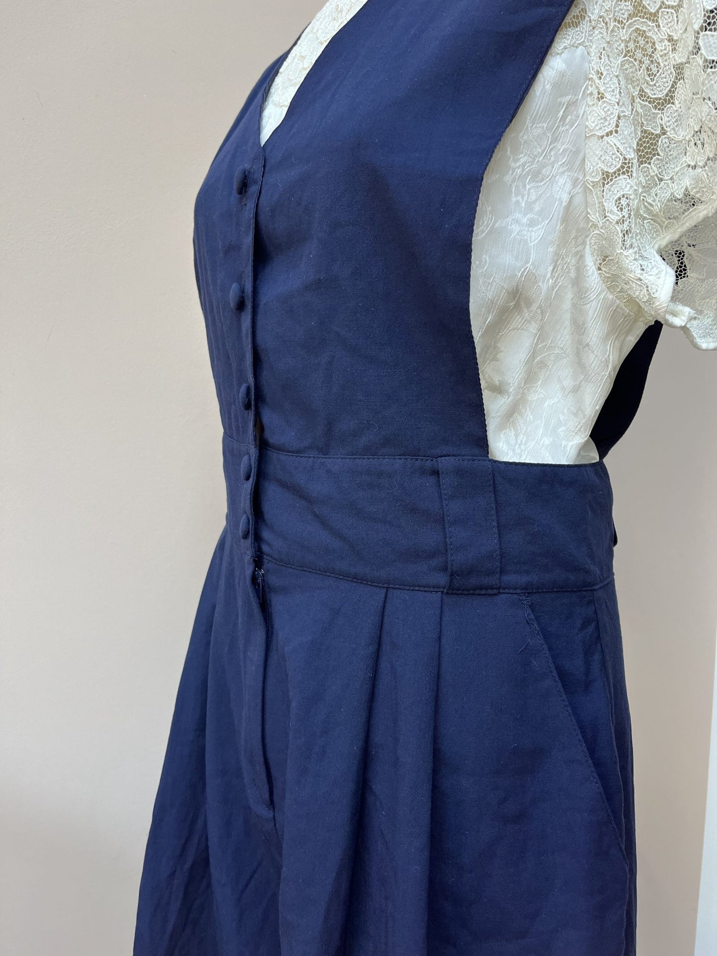 Vintage navy playsuit size 10