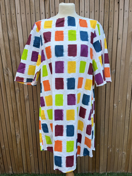 Colour block dress size M