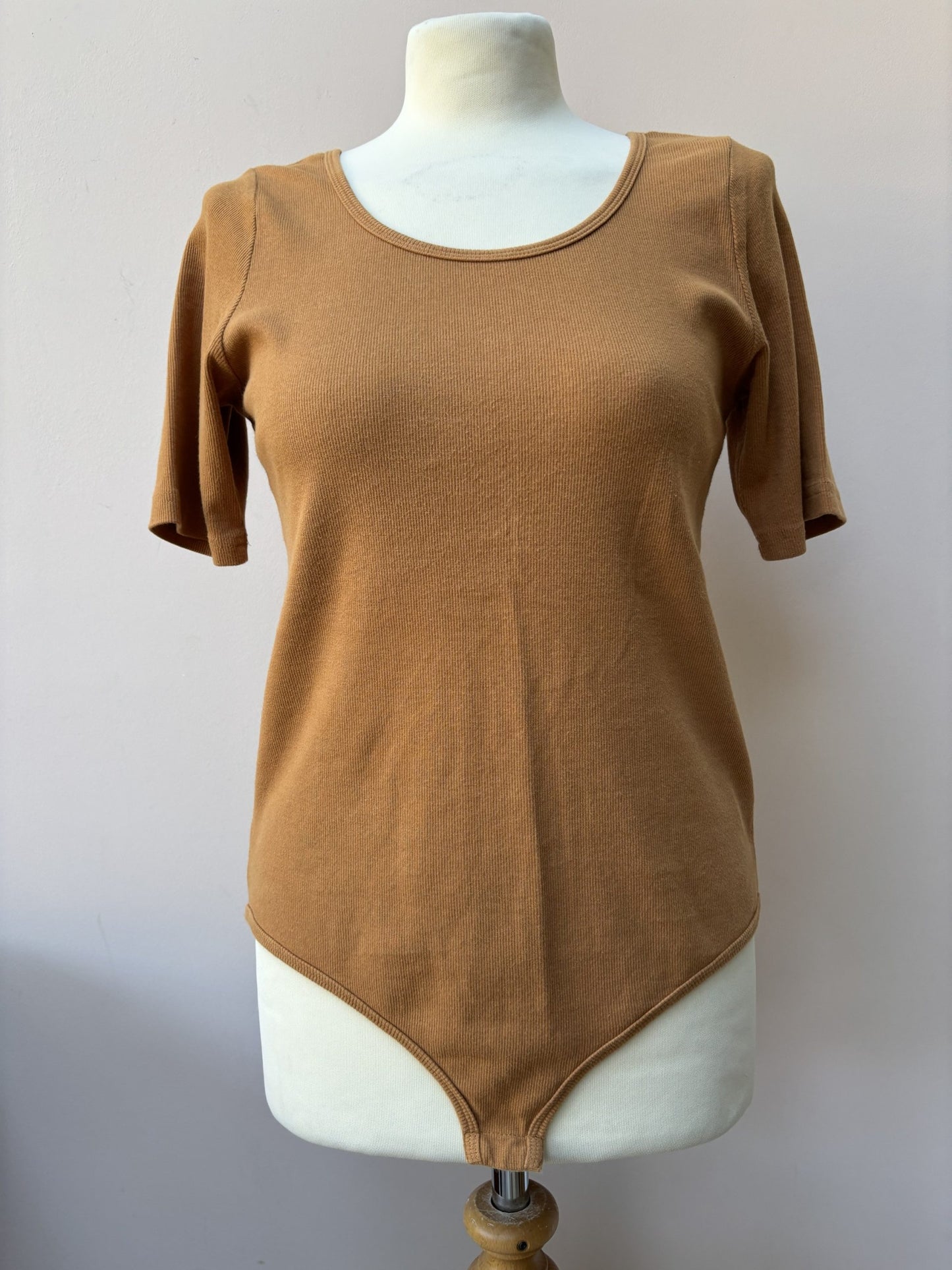 L F Markey rust ribbed bodysuit 12