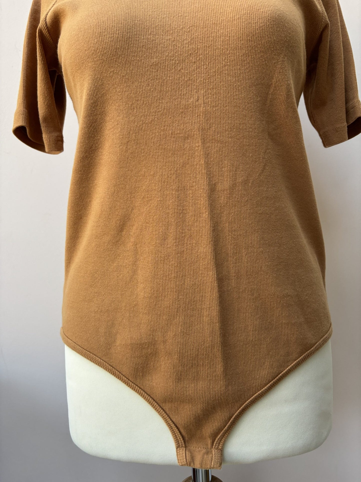 L F Markey rust ribbed bodysuit 12