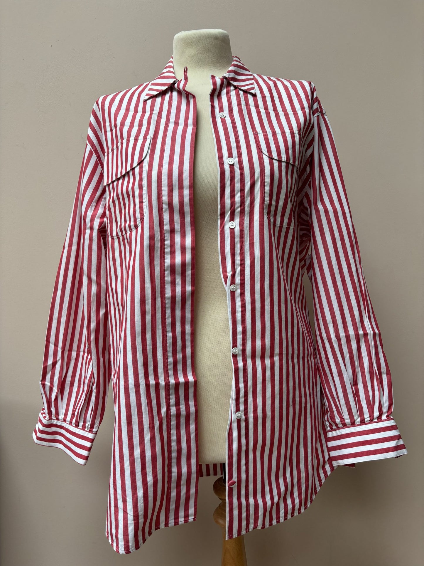 Vintage striped cotton shirt size 8/10