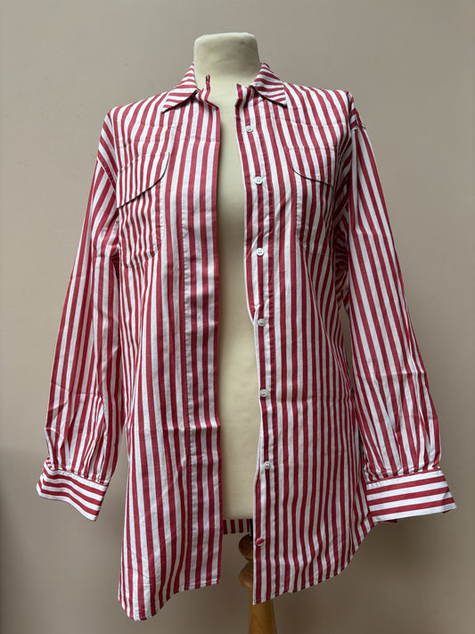 Vintage striped cotton shirt size 8/10