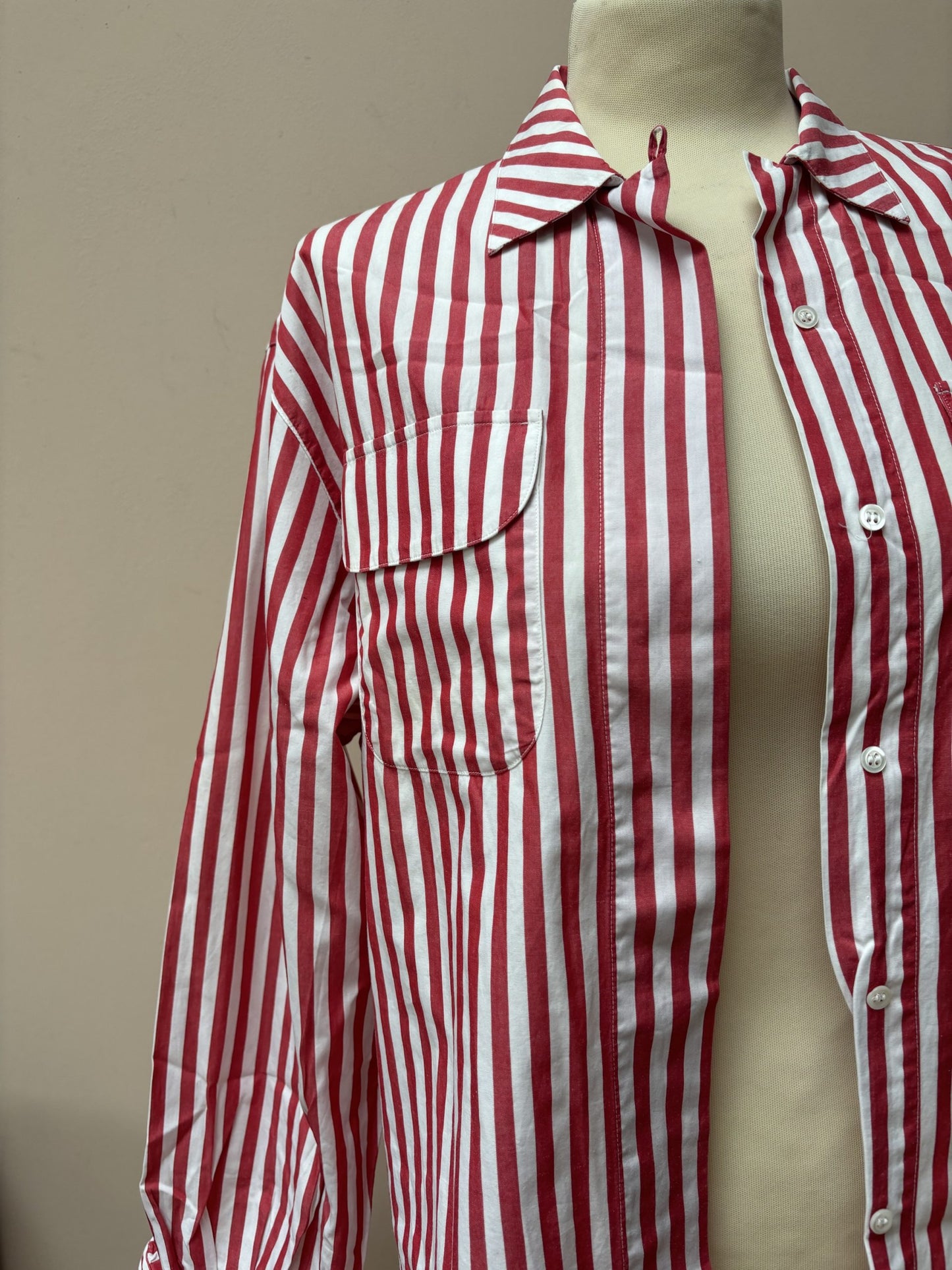 Vintage striped cotton shirt size 8/10