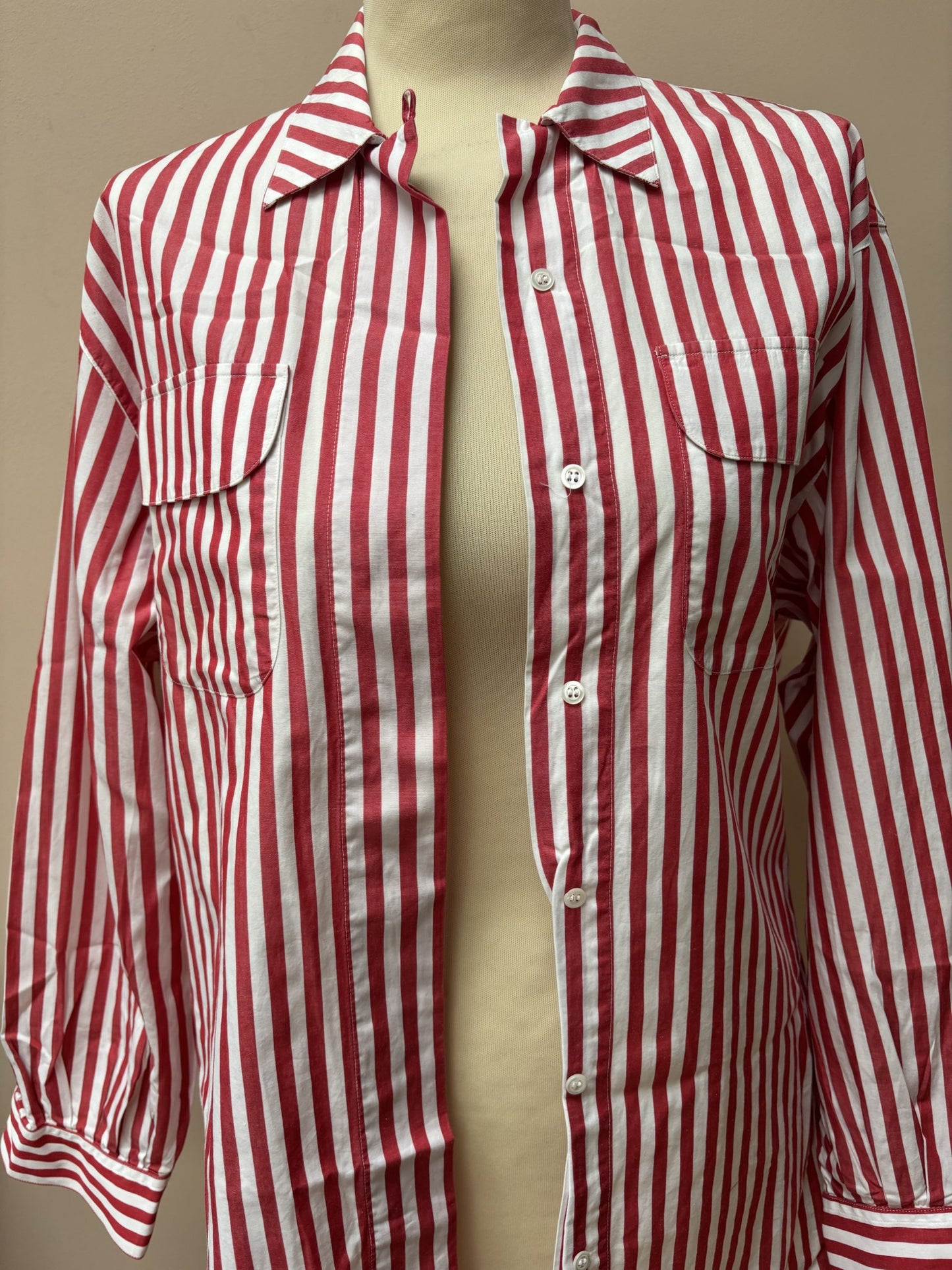 Vintage striped cotton shirt size 8/10
