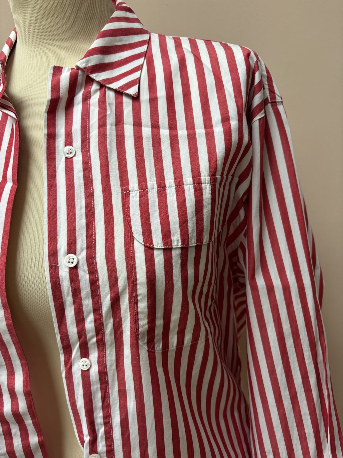 Vintage striped cotton shirt size 8/10