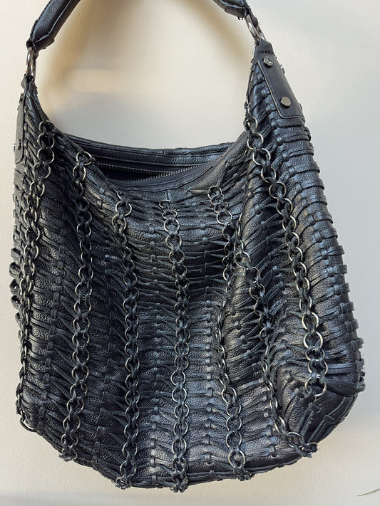 Kenneth Cole leather chain bag