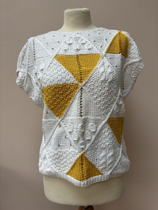 Vintage cotton knit jumper size 10/12