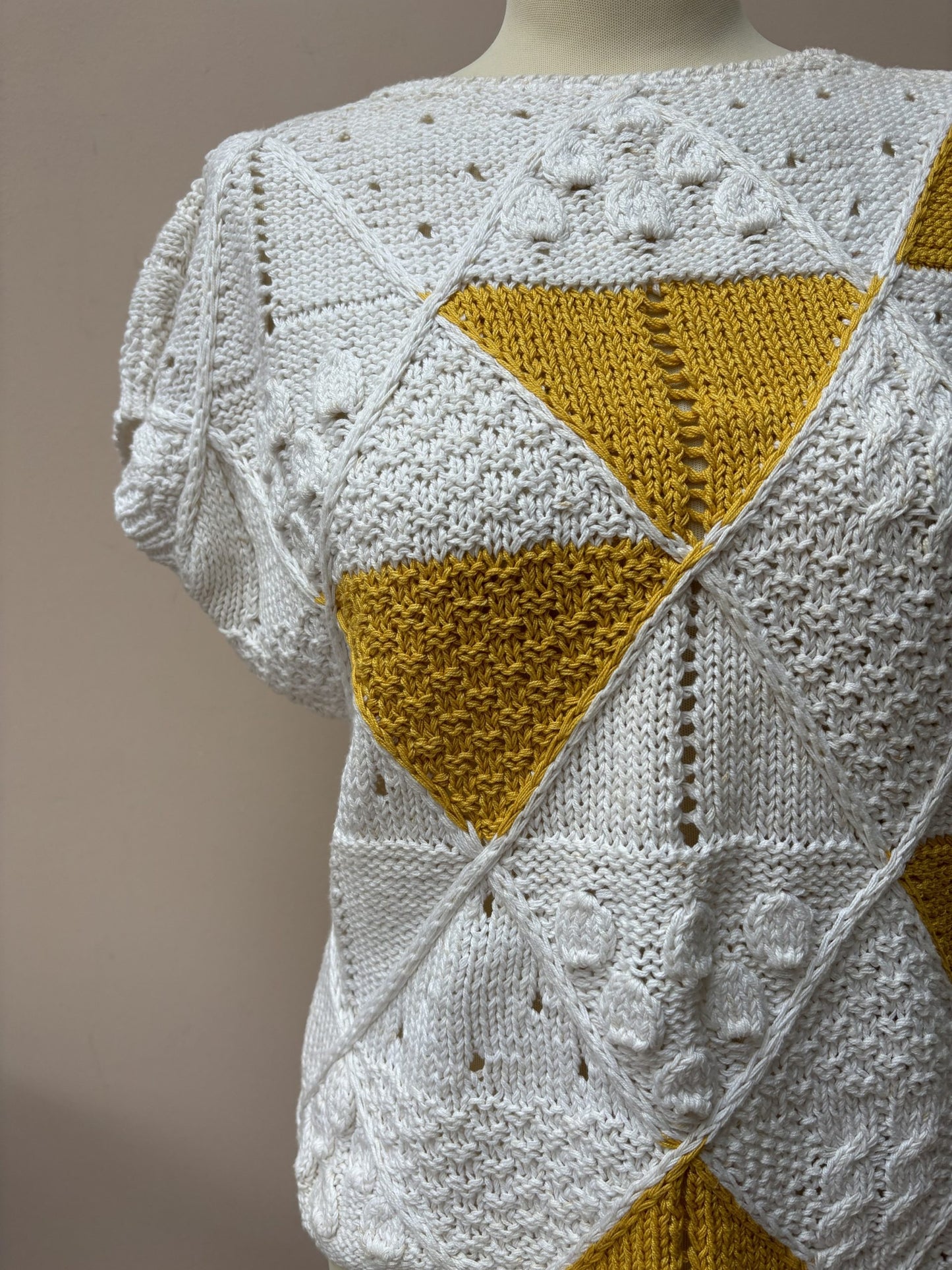 Vintage cotton knit jumper size 10/12