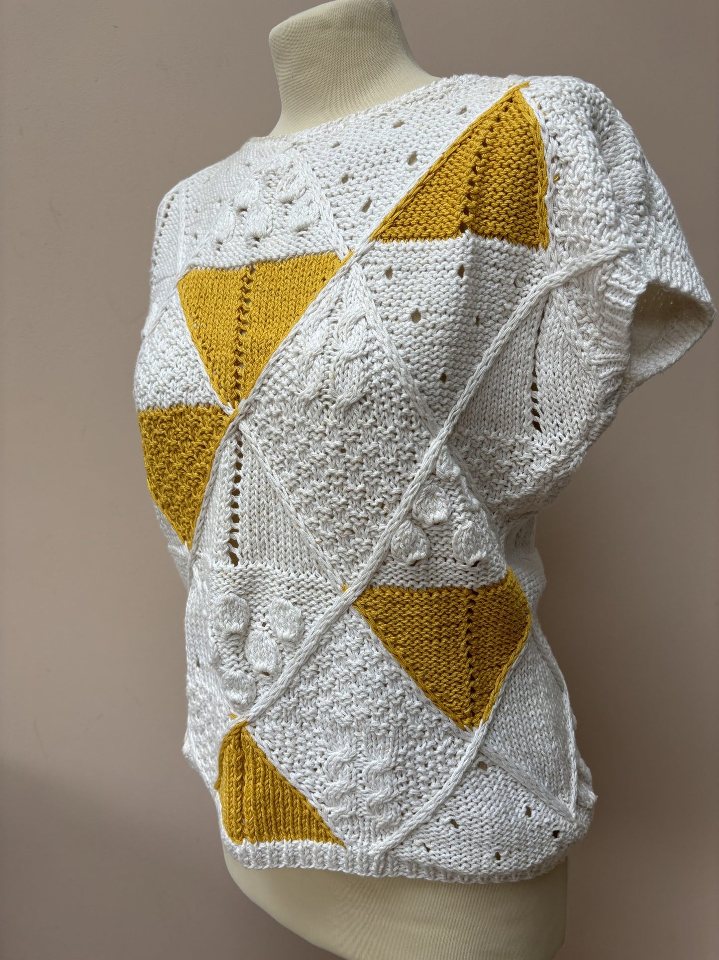 Vintage cotton knit jumper size 10/12