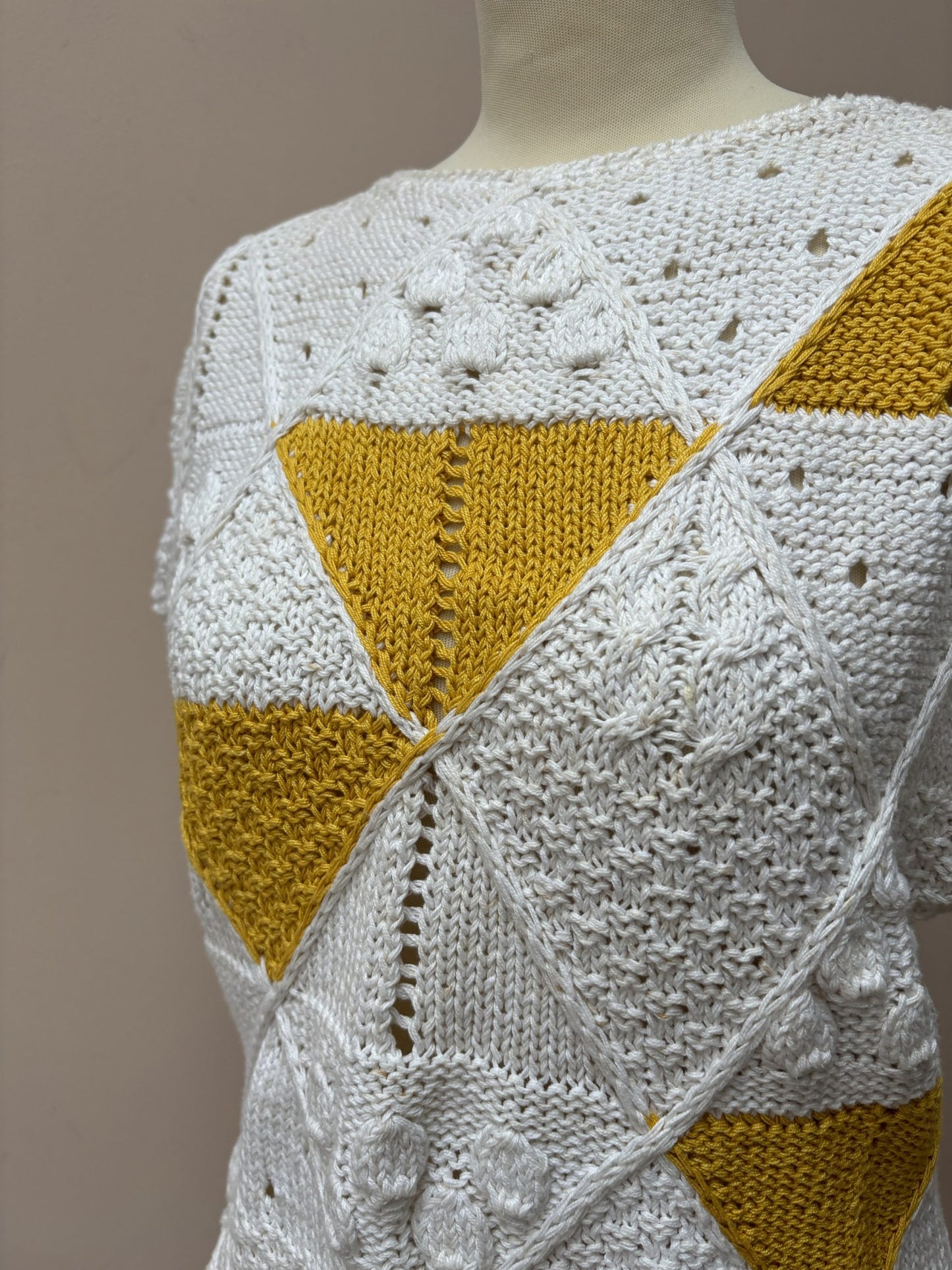 Vintage cotton knit jumper size 10/12