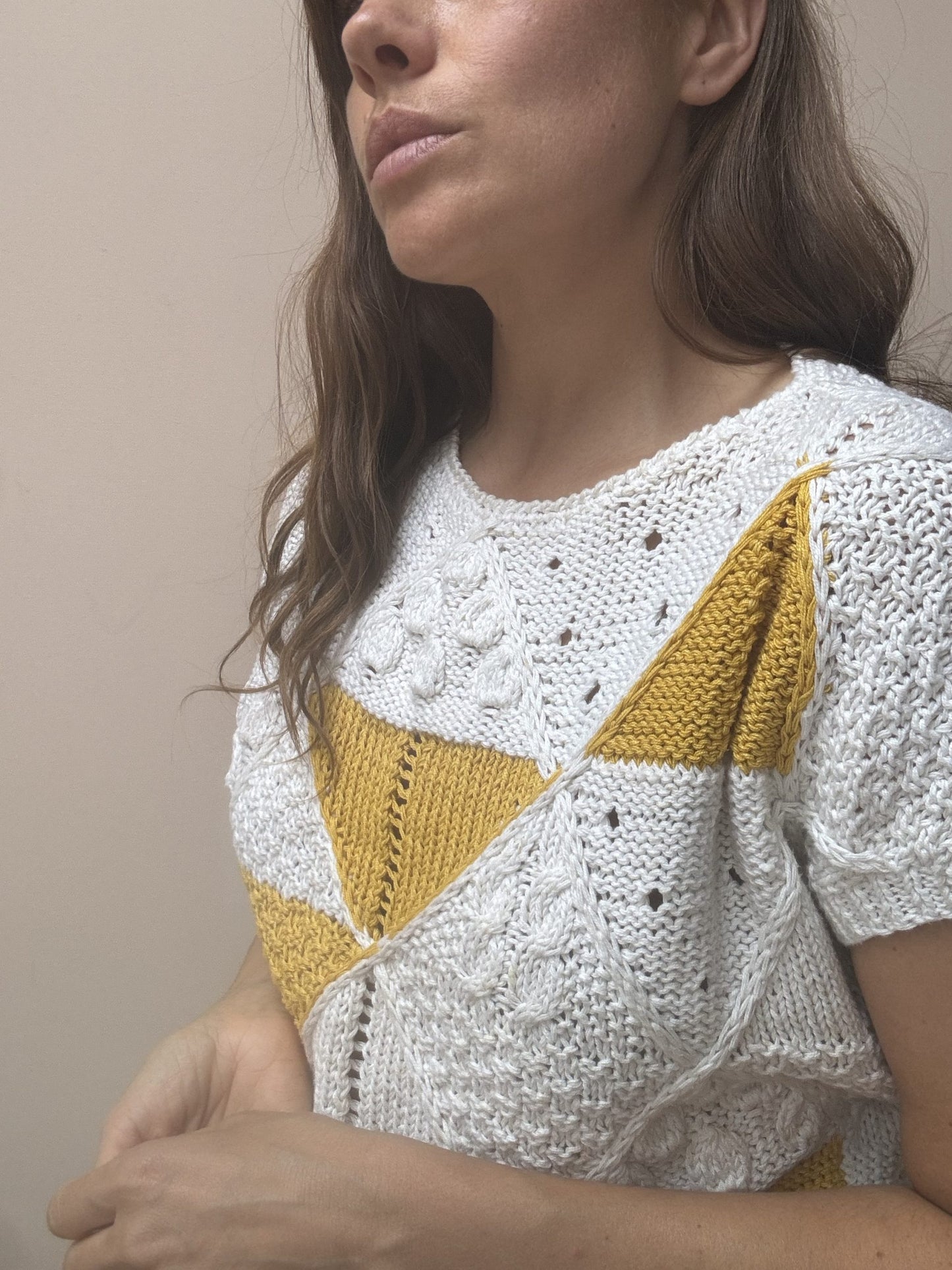 Vintage cotton knit jumper size 10/12