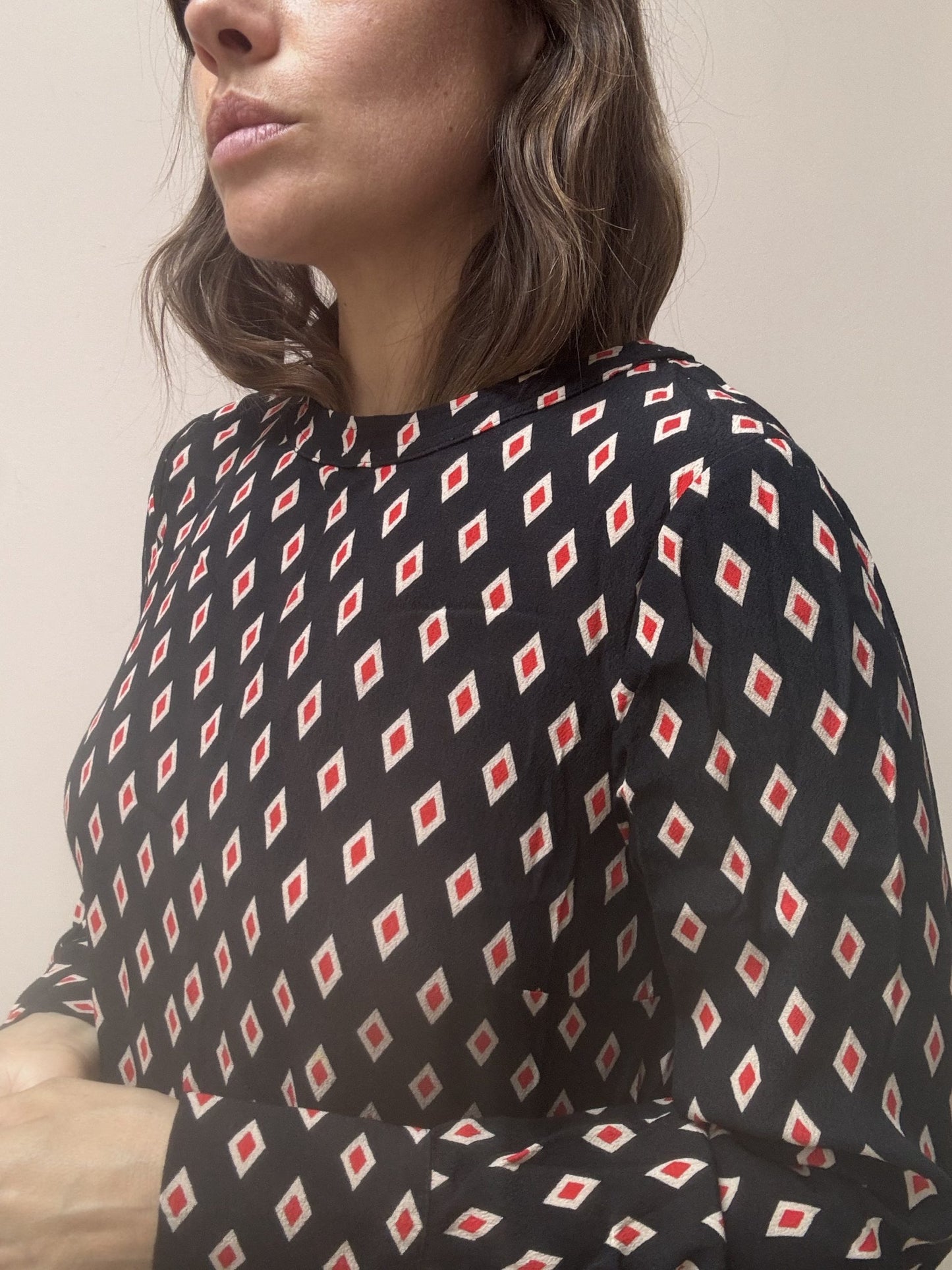 Geometric patterned dress size 10